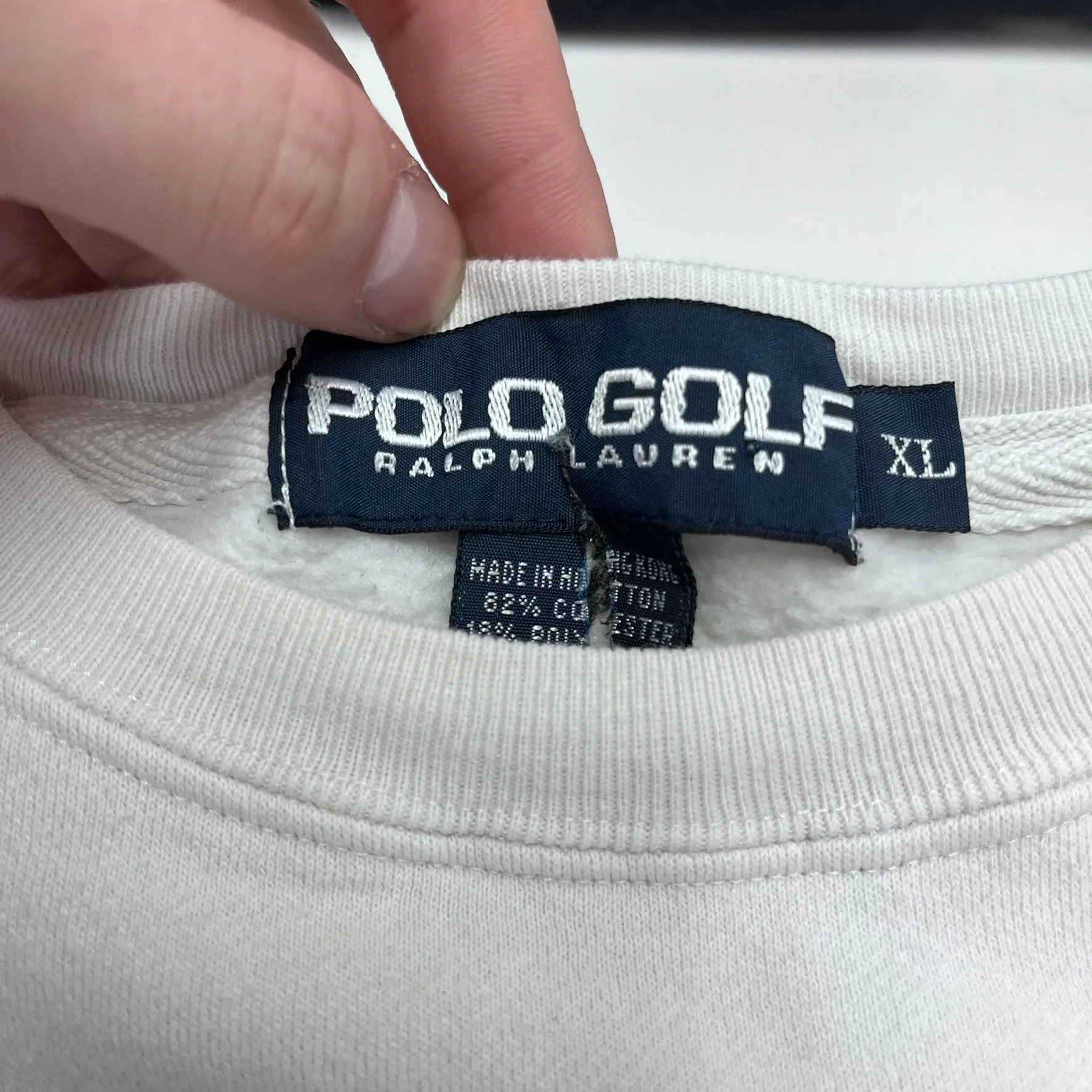 F- Vintage Ralph Lauren Polo Golf Teddy Bear Graphic Crewneck sold by HG Vintage product image thumbnail 3
