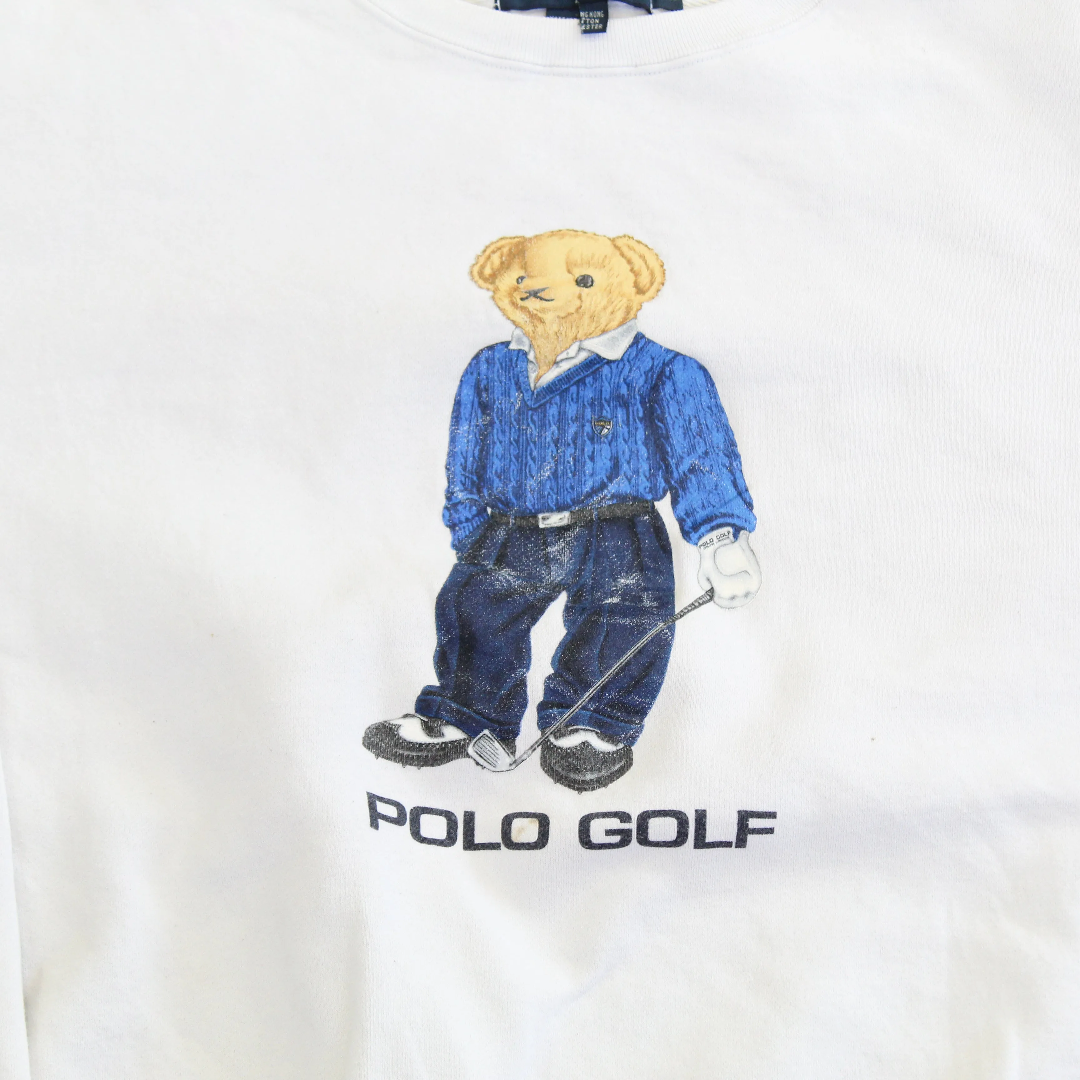 F- Vintage Ralph Lauren Polo Golf Teddy Bear Graphic Crewneck sold by HG Vintage product image thumbnail 2