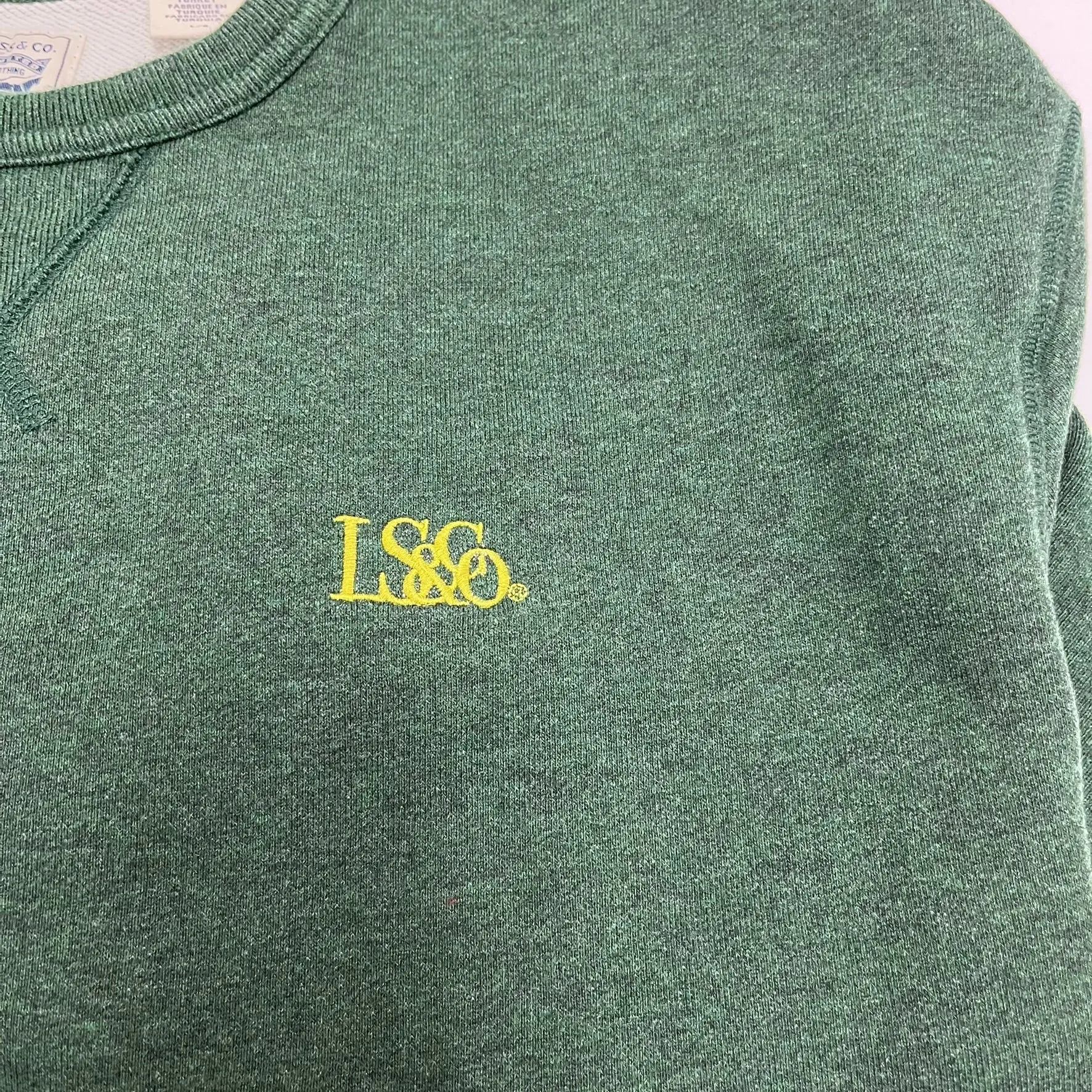 F- Levi's Strauss & Co Embroidered Text Crewneck sold by HG Vintage product image thumbnail 2