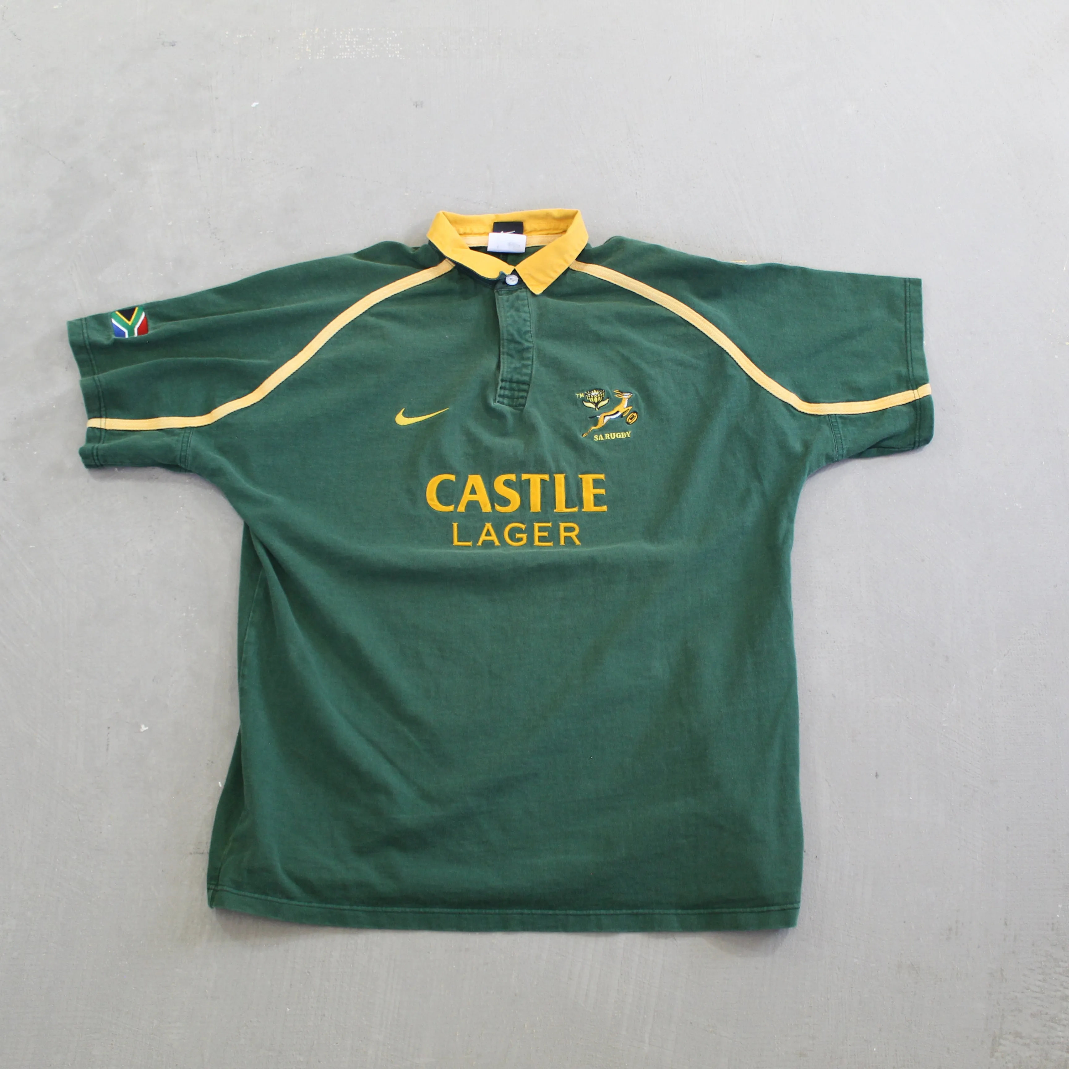F- Vintage South Africa National Rugby Team Nike Team Polo sold by HG Vintage