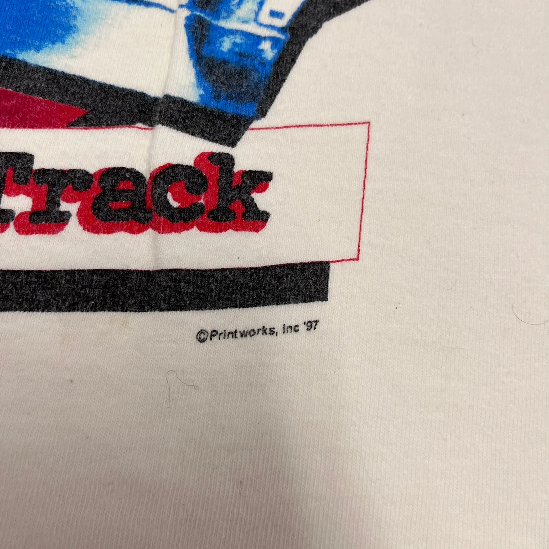 F- Vintage 1997 Nascar Snap-On The Power People Car Picture Tee sold by HG Vintage product image thumbnail 3