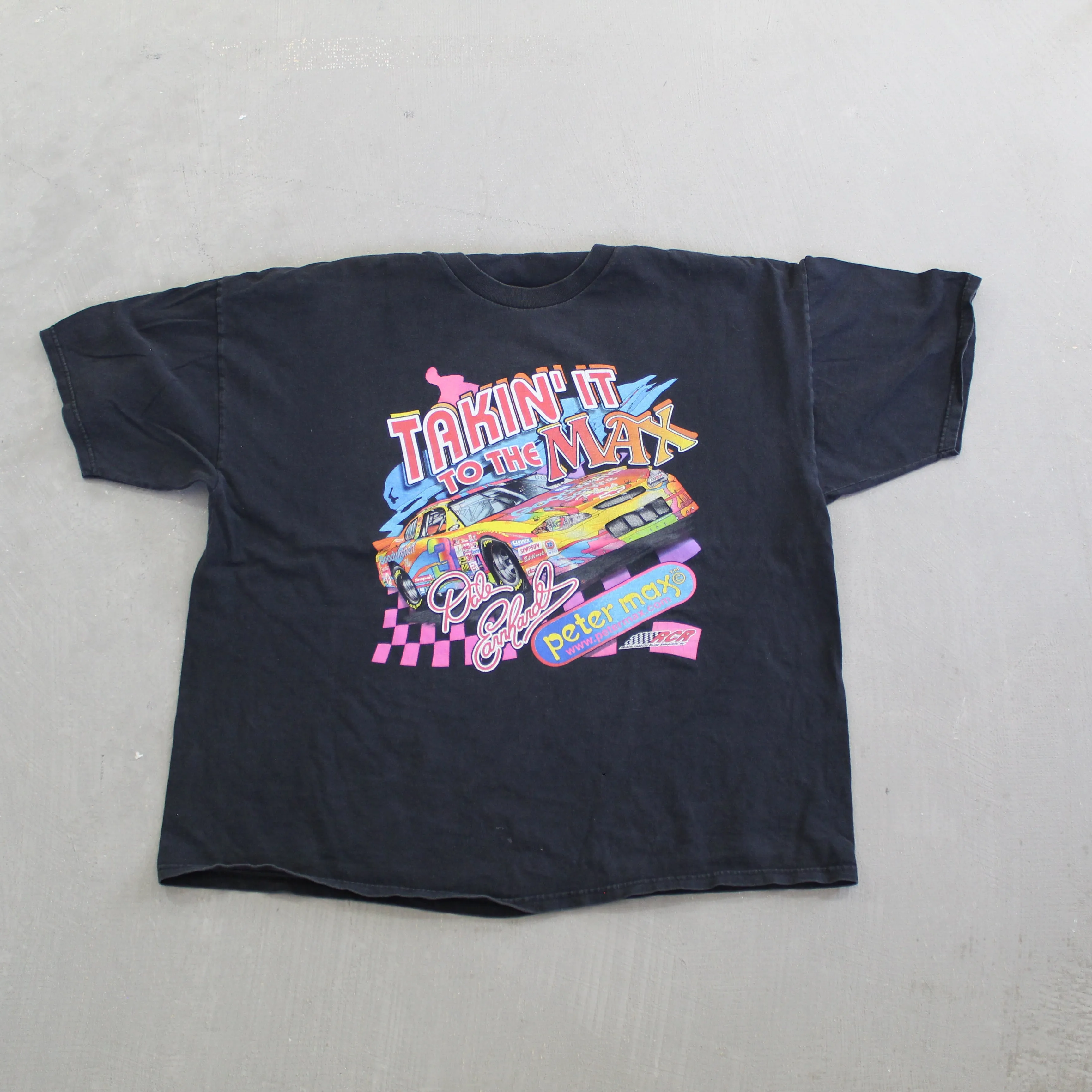 F- Vintage Nascar Dale Earnhardt Takin' It To The Max Car Tee sold by HG Vintage