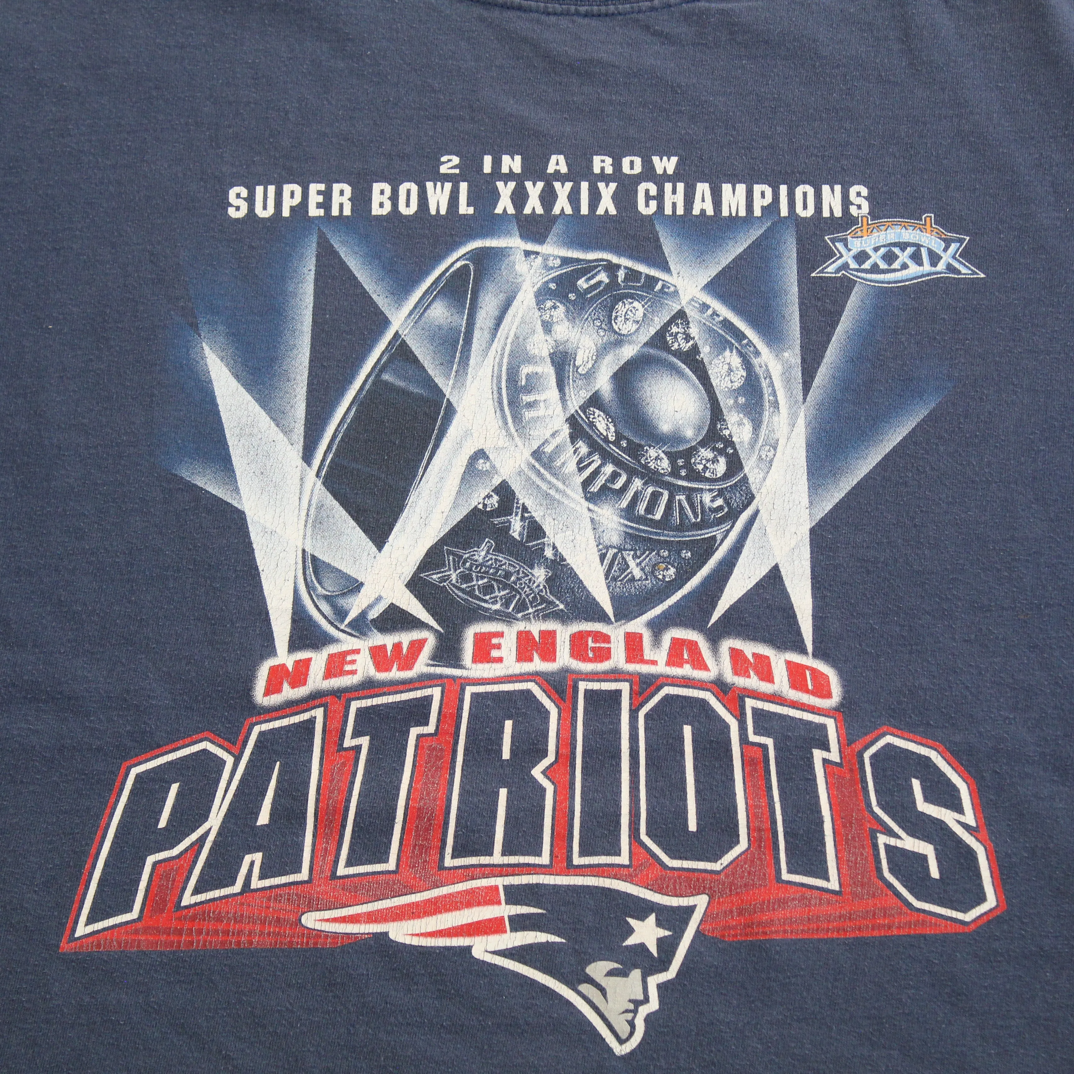F- Vintage 2005 Super Bowl 39 Champs New England Patriots NFL Tee sold by HG Vintage product image thumbnail 2