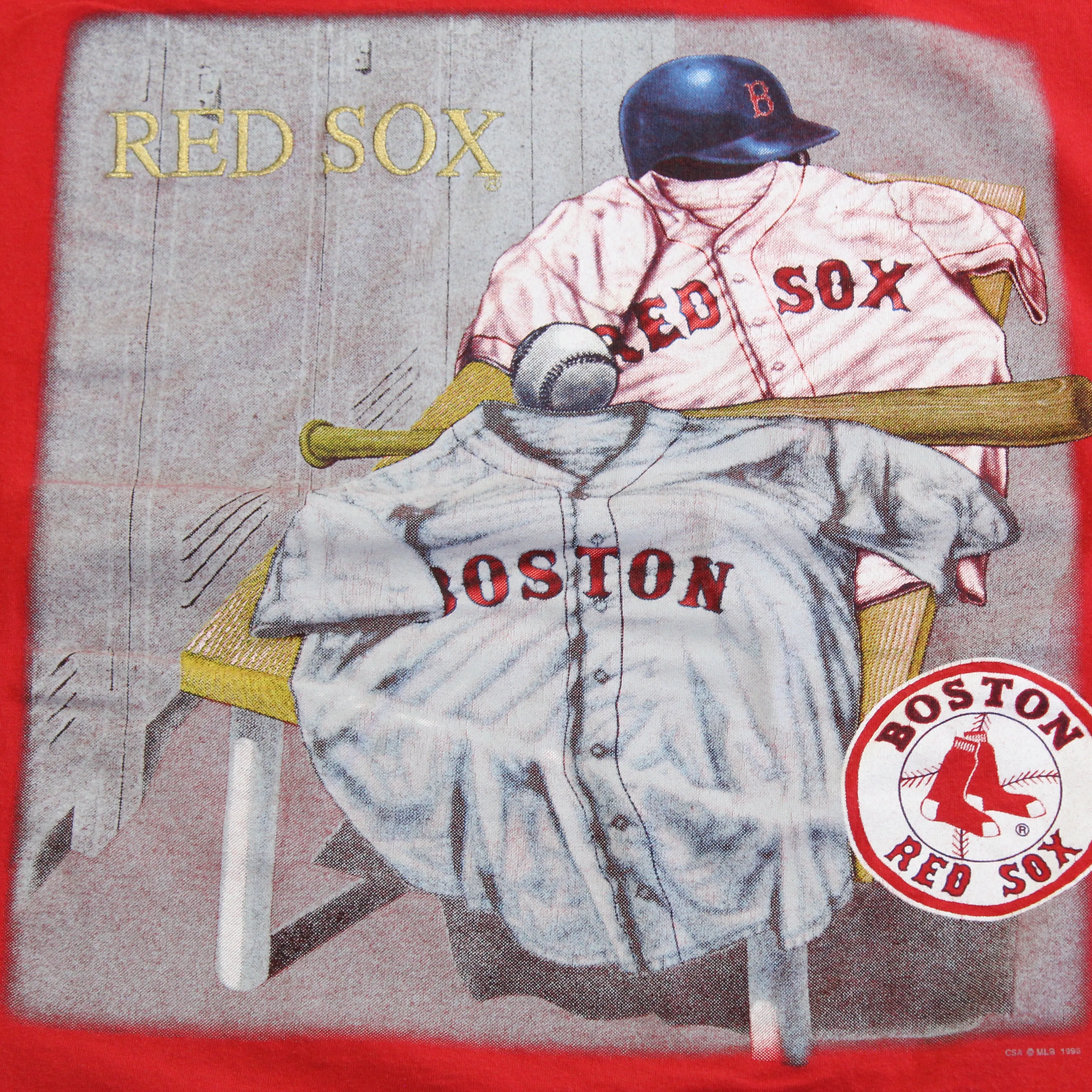F- Vintage 1998 Boston Red Sox MLB CSA Uniform & Logo Tee sold by HG Vintage product image thumbnail 2