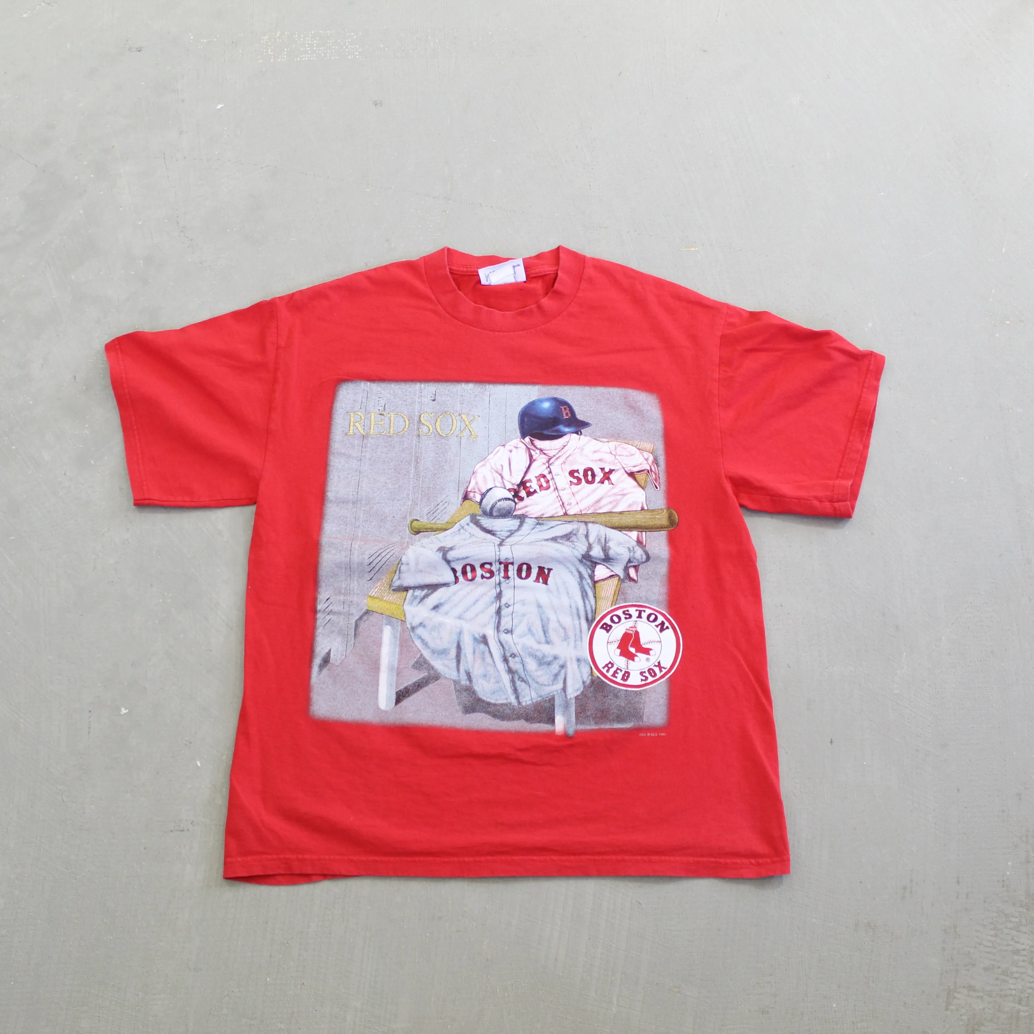 F- Vintage 1998 Boston Red Sox MLB CSA Uniform & Logo Tee sold by HG Vintage