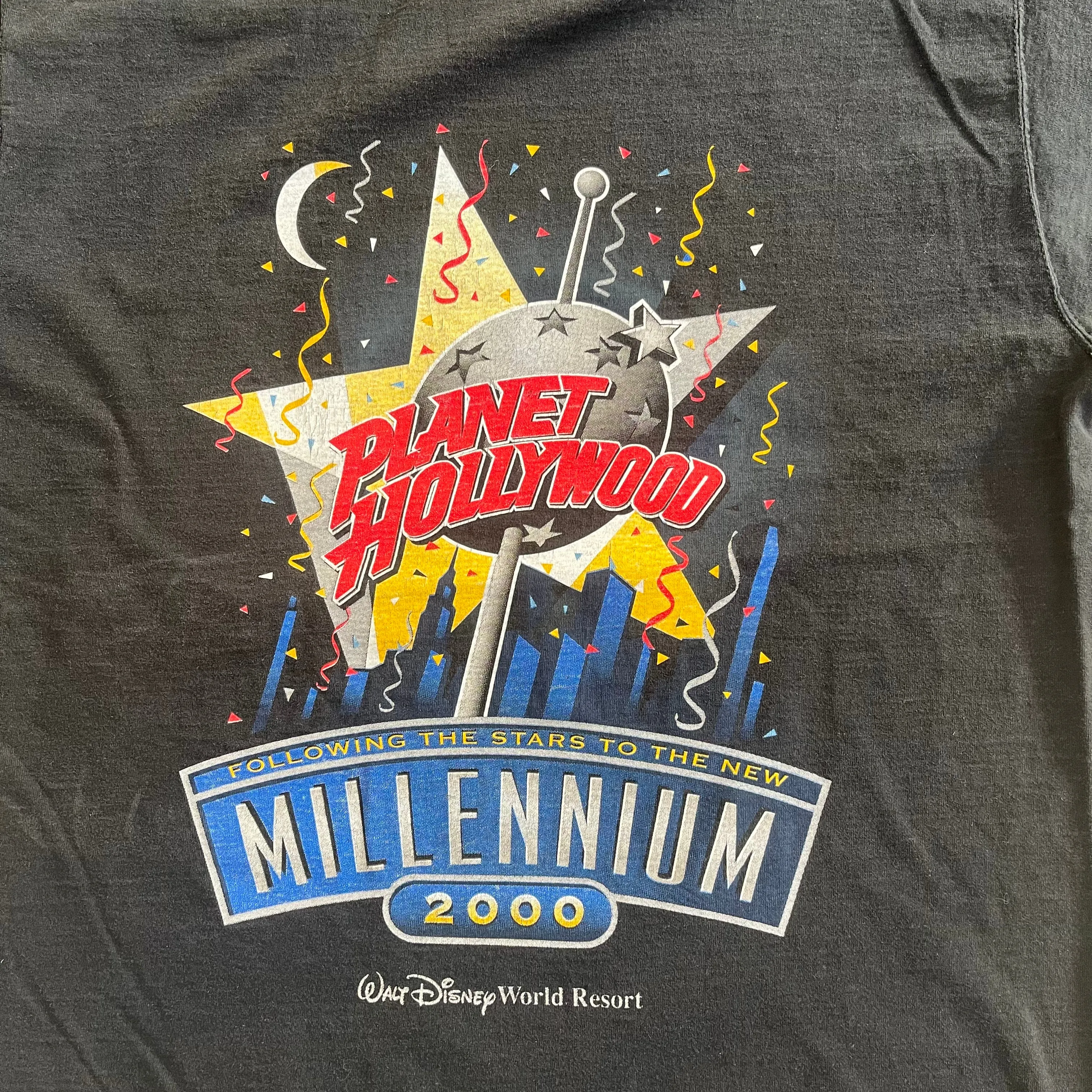 F- Vintage 2000 New Millennium Planet Hollywood Walt Disney World Resort Tee sold by HG Vintage product image thumbnail 2