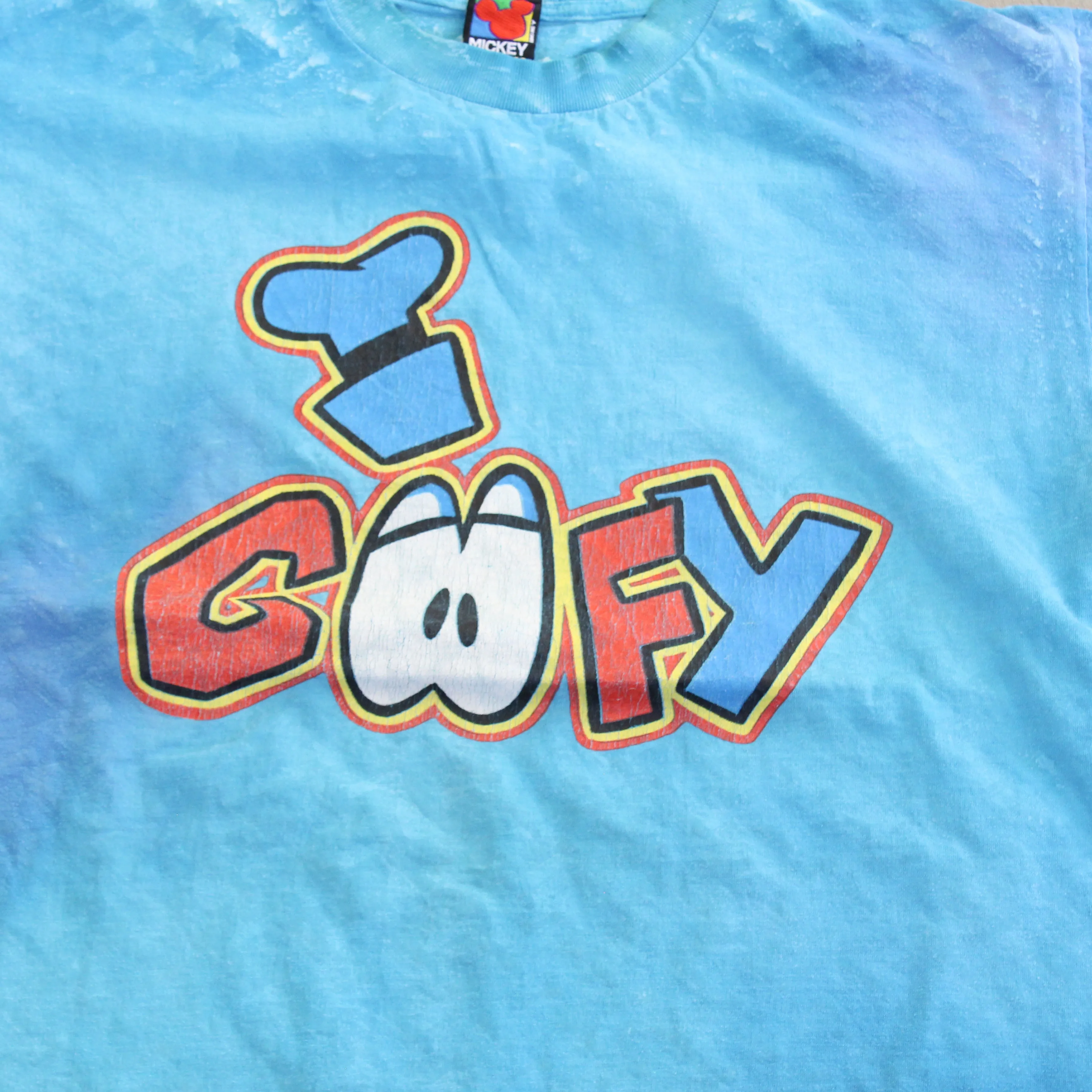 F- Vintage 90s Disney Goofy Text Single Stitch Tee sold by HG Vintage product image thumbnail 2