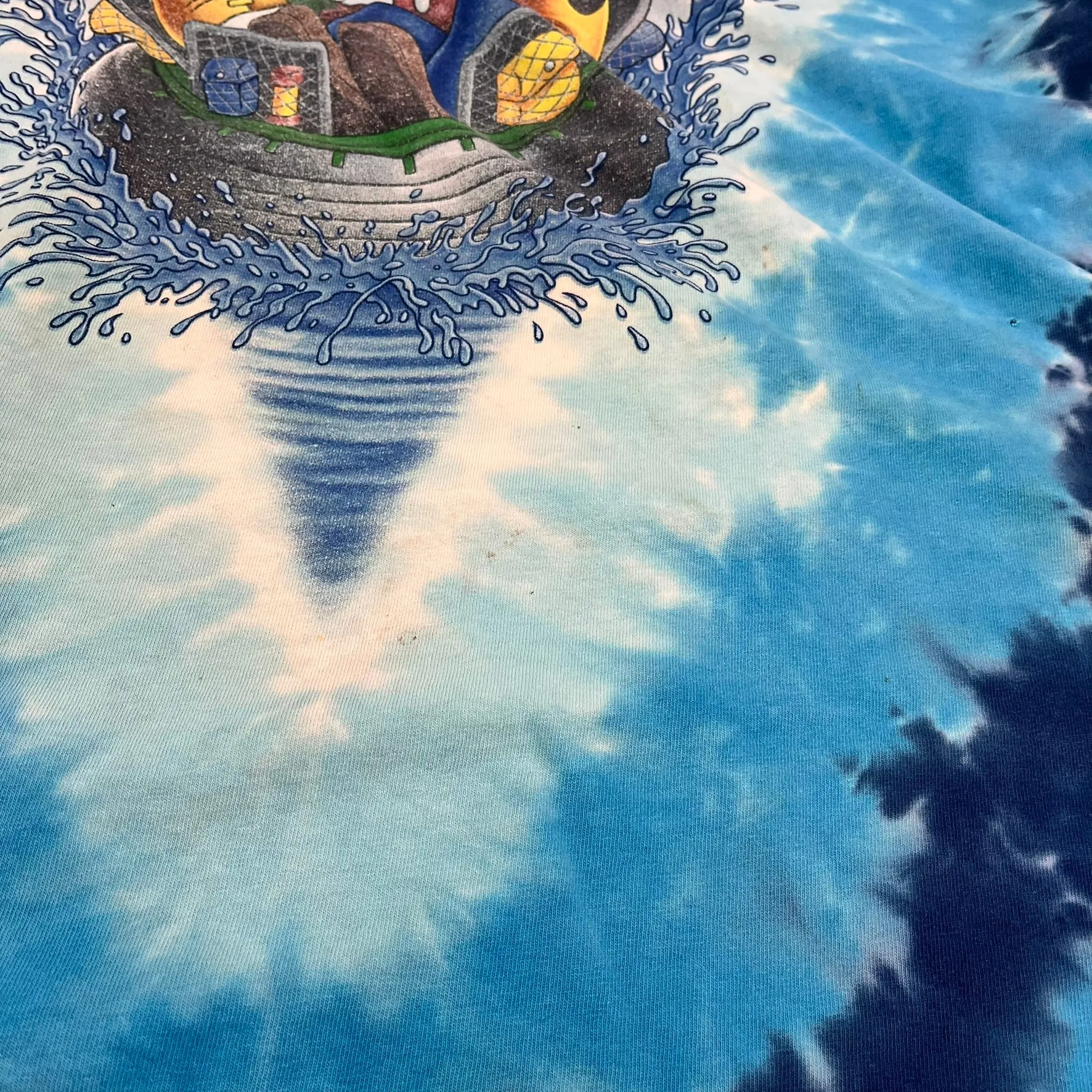 F- Vintage Disneyland Resort Grizzly River Run Graphic Tie Dye Tee sold by HG Vintage product image thumbnail 5