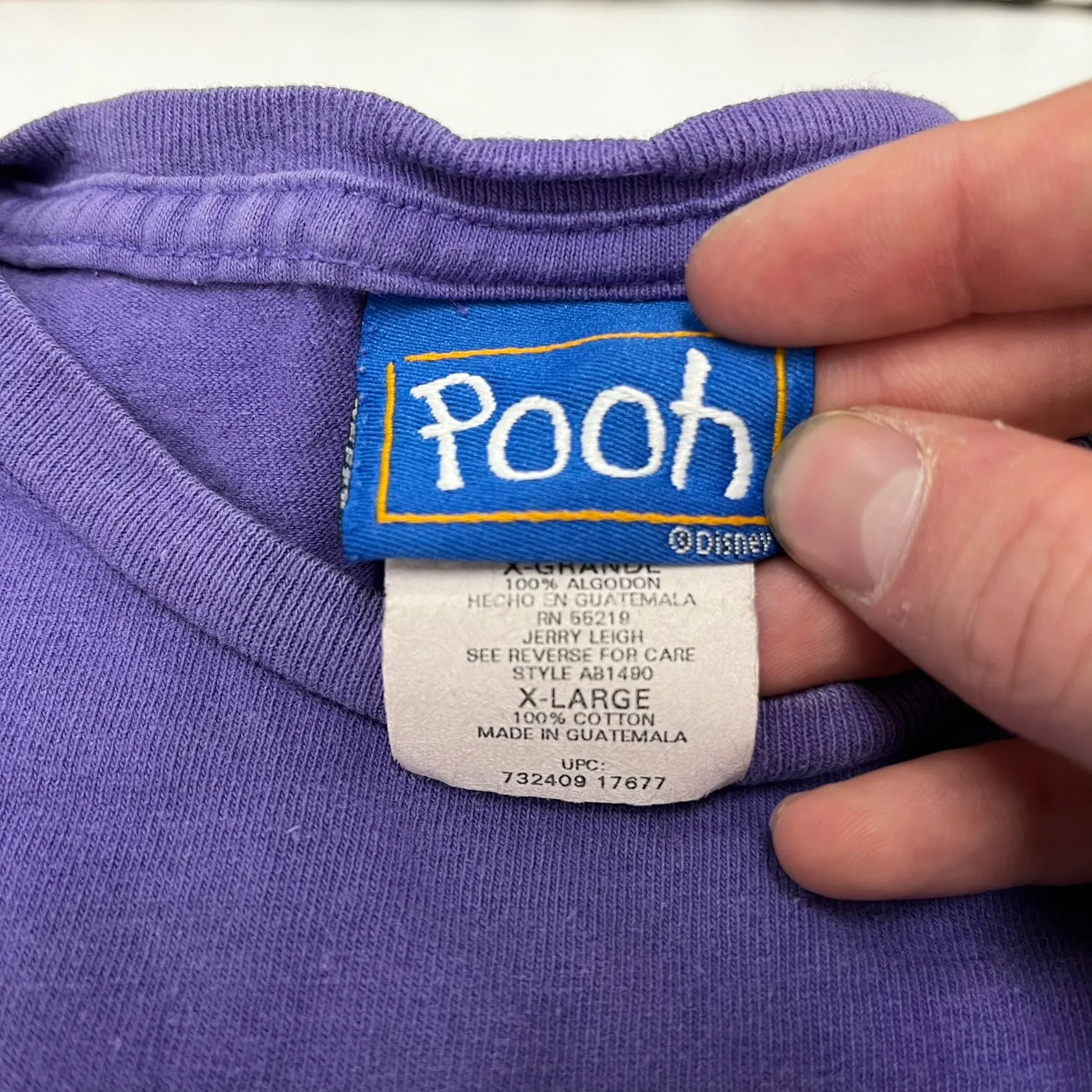 F- Vintage Winnie The Pooh Eeyore & Piglet Jerry Leigh Pocket Tee sold by HG Vintage product image thumbnail 3