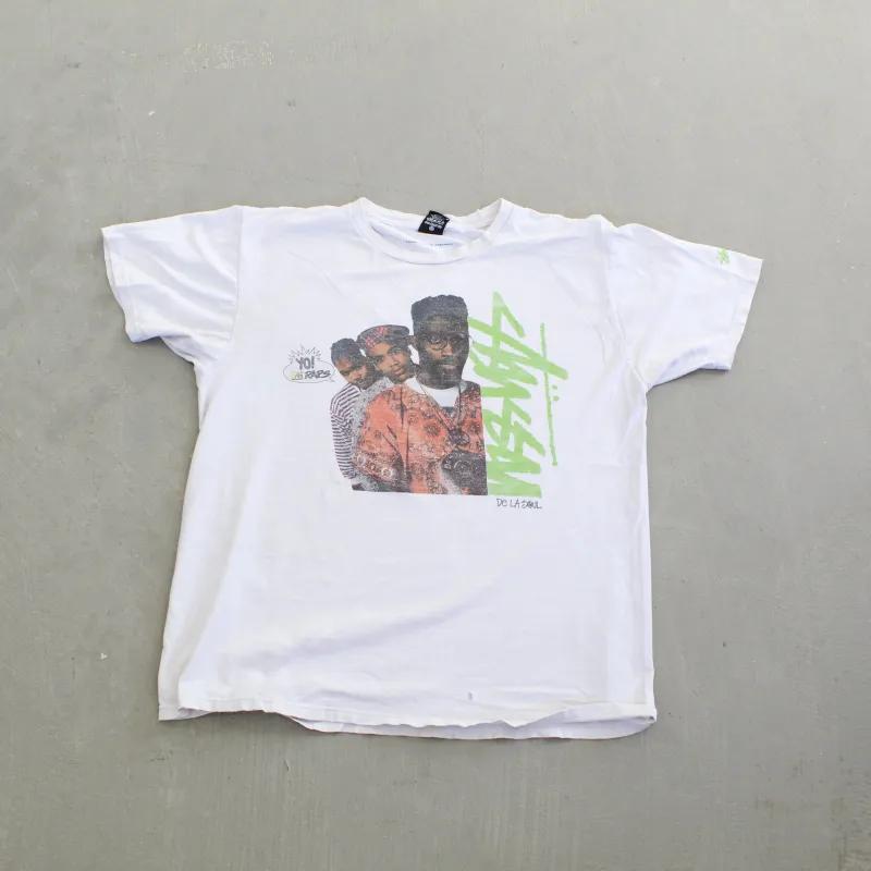 F- 2013 Stussy De La Soul Yo! MTV Raps Graphic Tee sold by HG Vintage