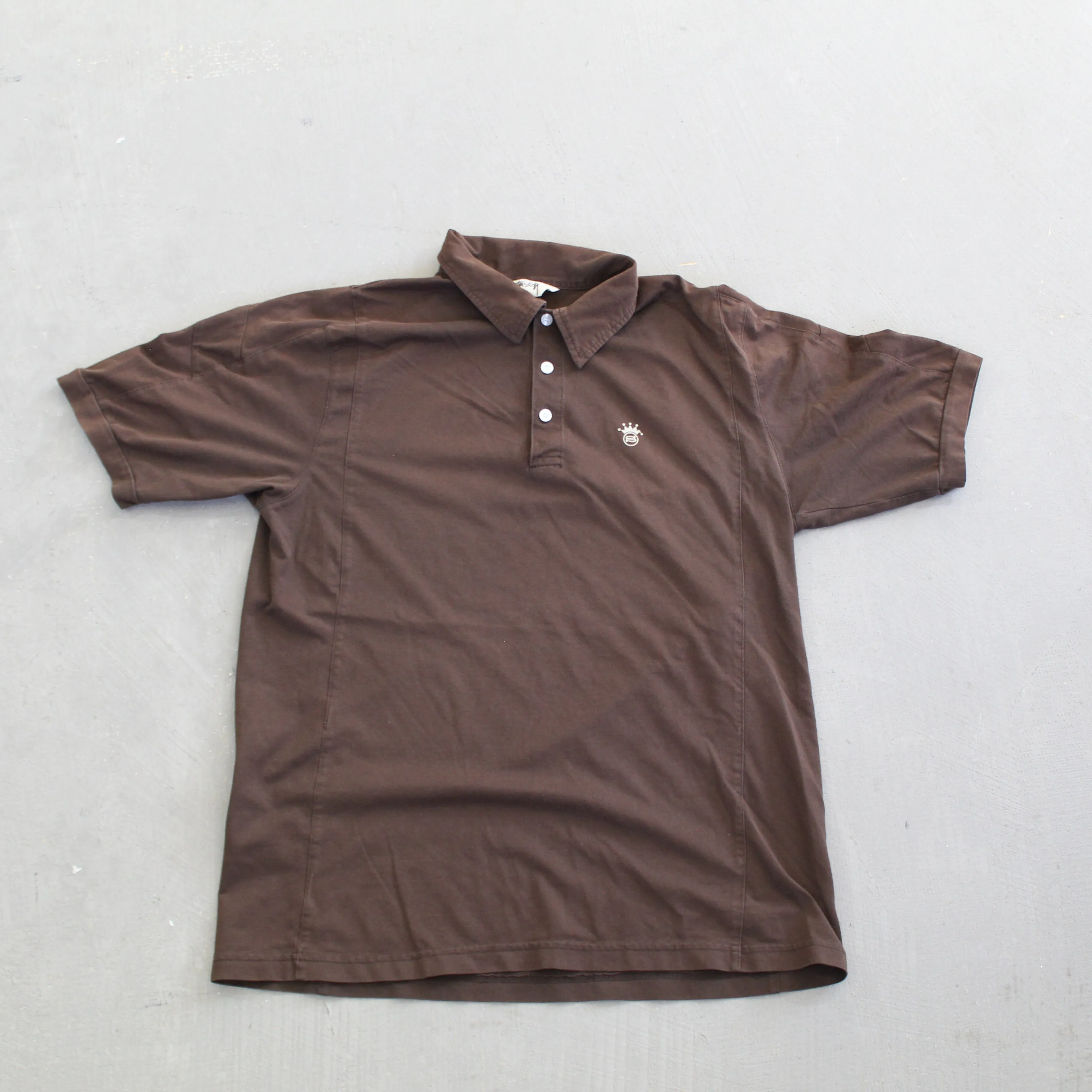 F- Vintage 90s Stussy Short Sleeve Polo Shirt sold by HG Vintage