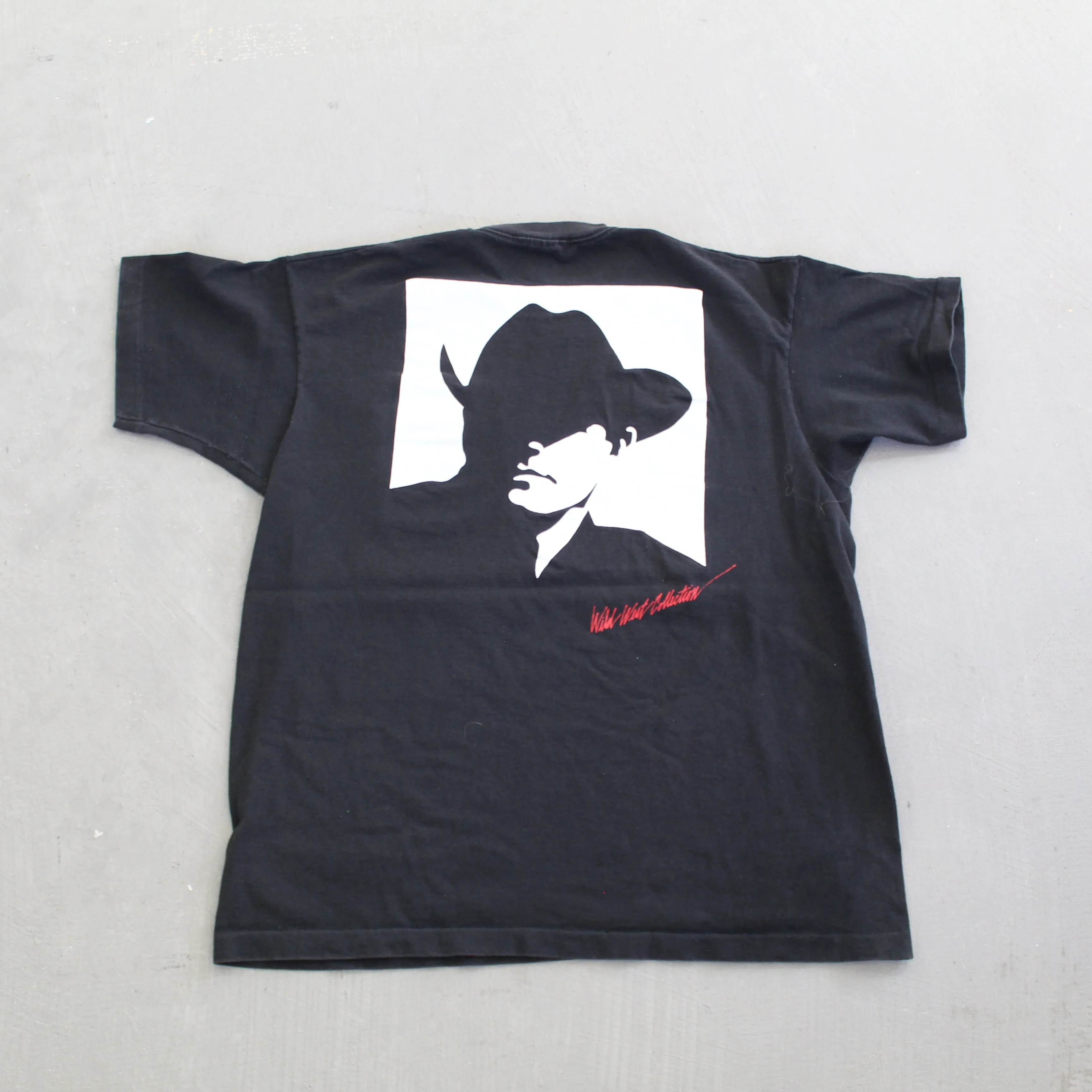 F- Vintage Marlboro Cowboy Silhouette & Logo Pocket Single Stitch Tee sold by HG Vintage product image thumbnail 3