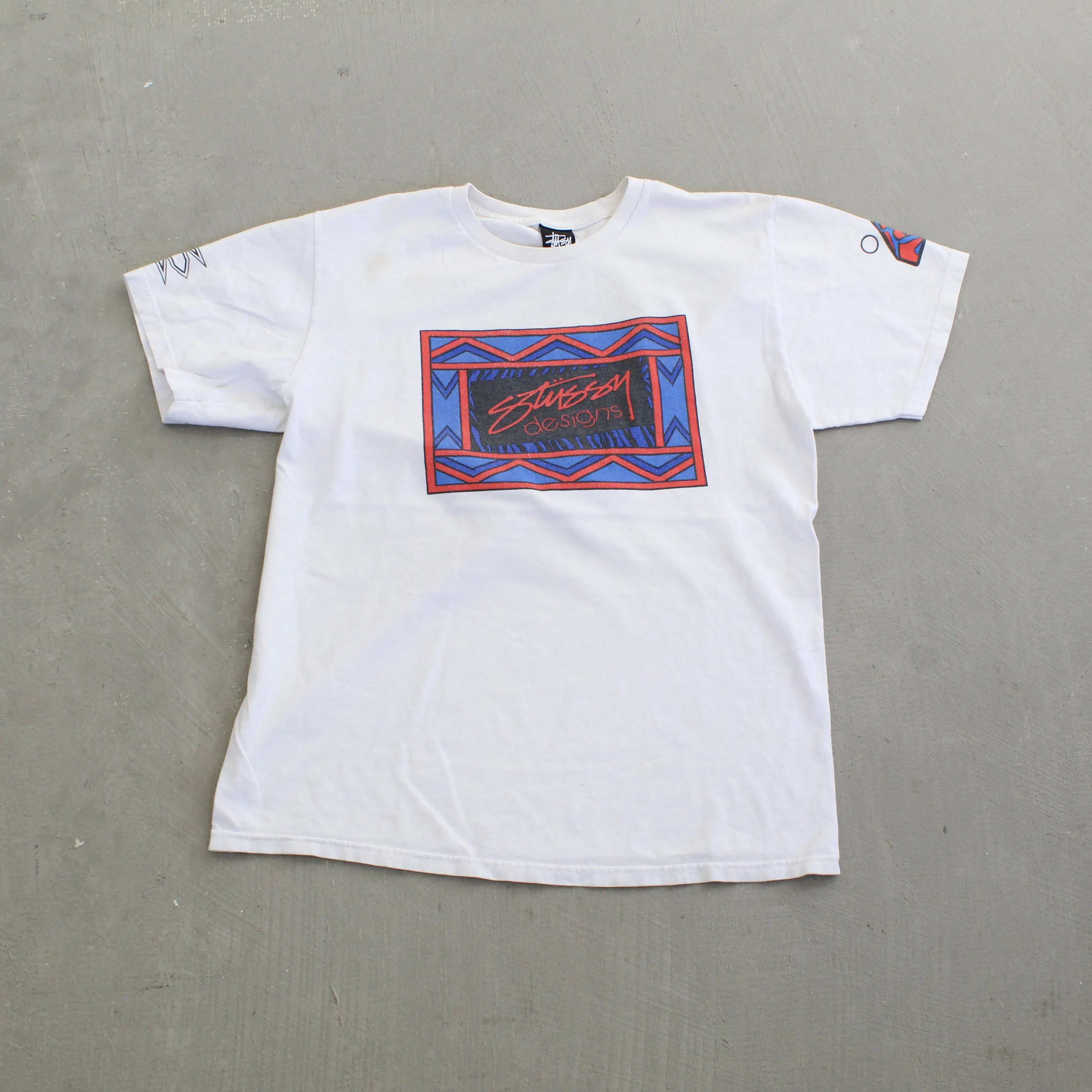 F- Stussy Design Text & N4 Graphic Tee sold by HG Vintage