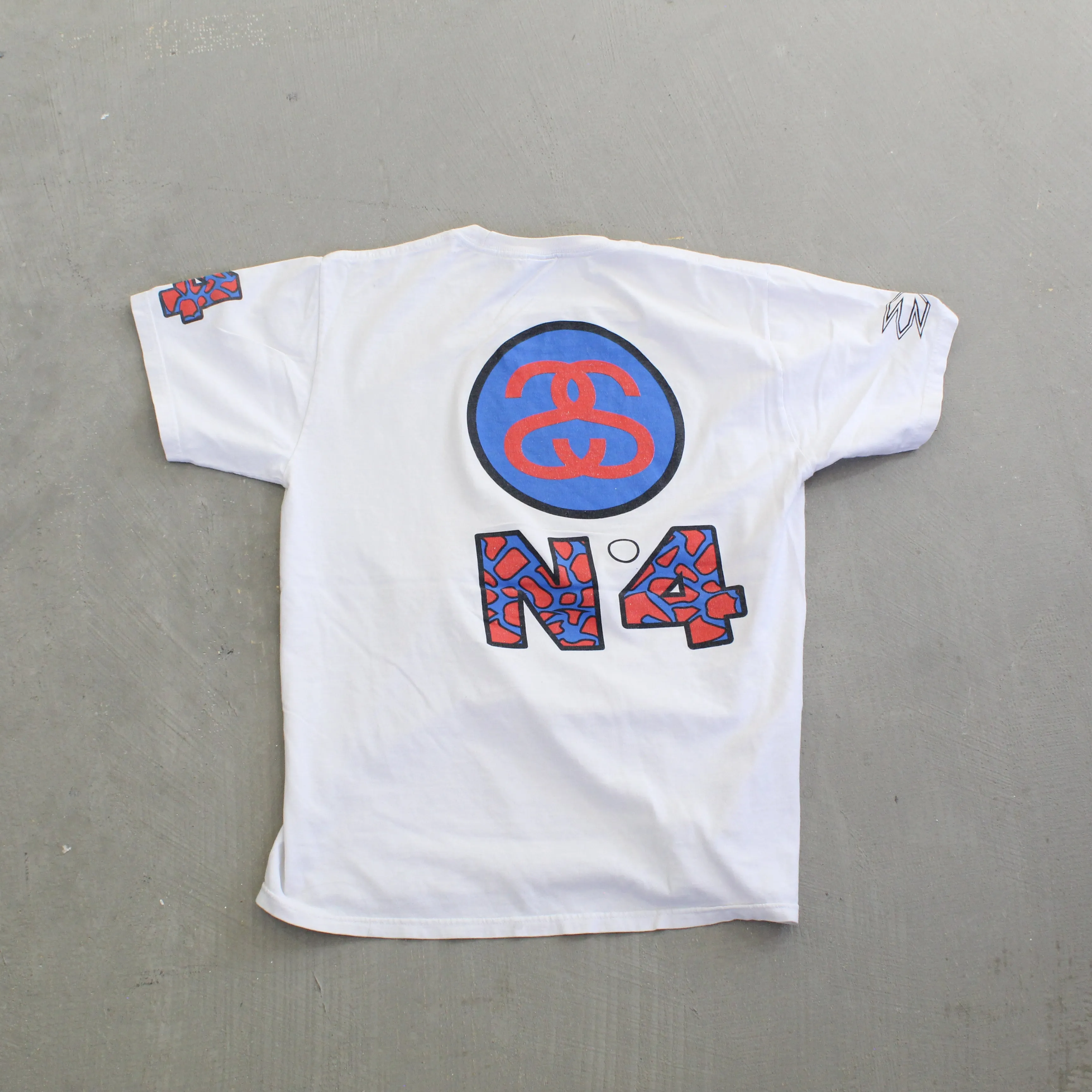F- Stussy Design Text & N4 Graphic Tee sold by HG Vintage product image thumbnail 3
