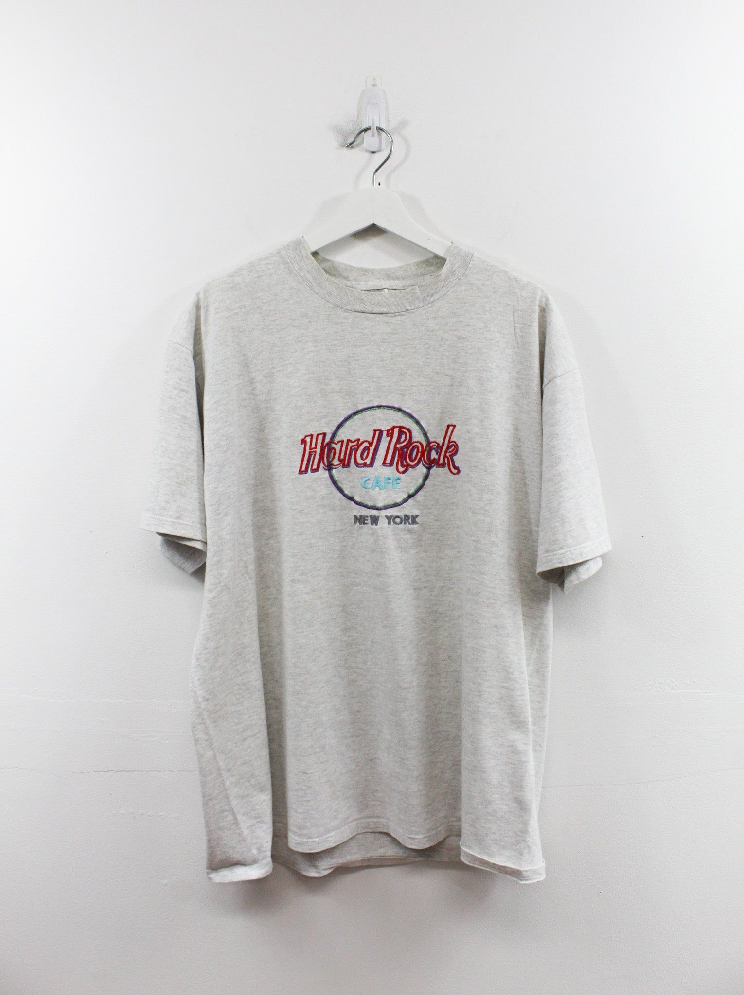 Vintage Hard Rock Cafe New York Embroidered Jerzees Tee sold by HG Vintage
