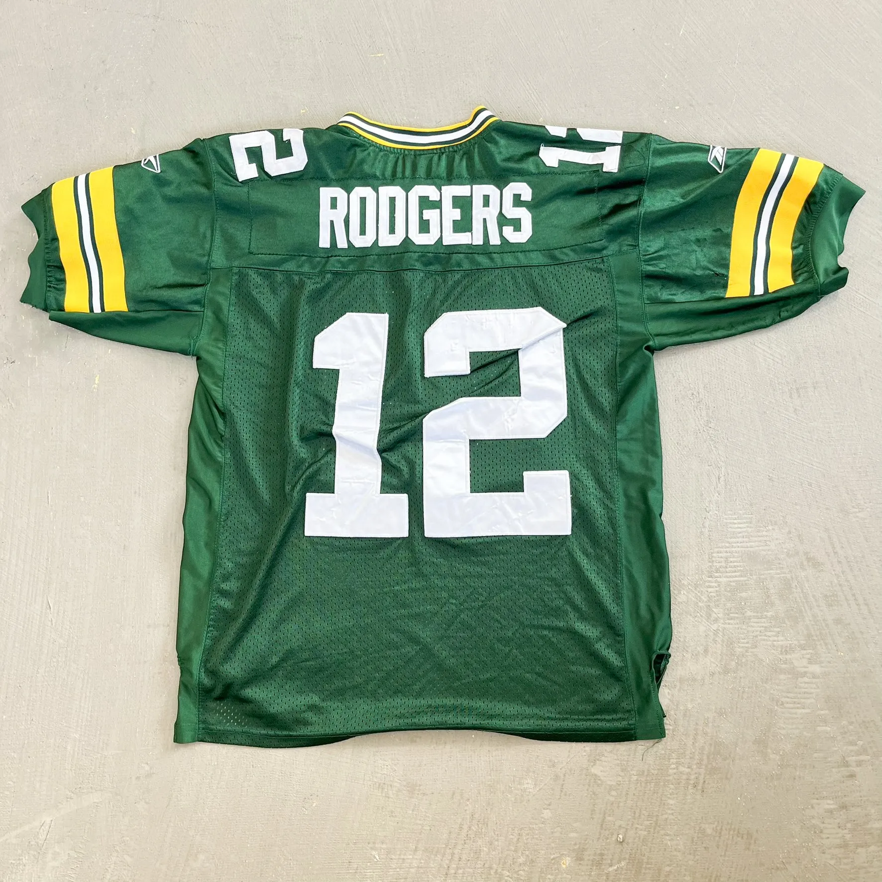 F- 2011 Green Bay Packers Aaron Rodgers Super Bowl 65 NFL Reebok Jersey sold by HG Vintage product image thumbnail 5