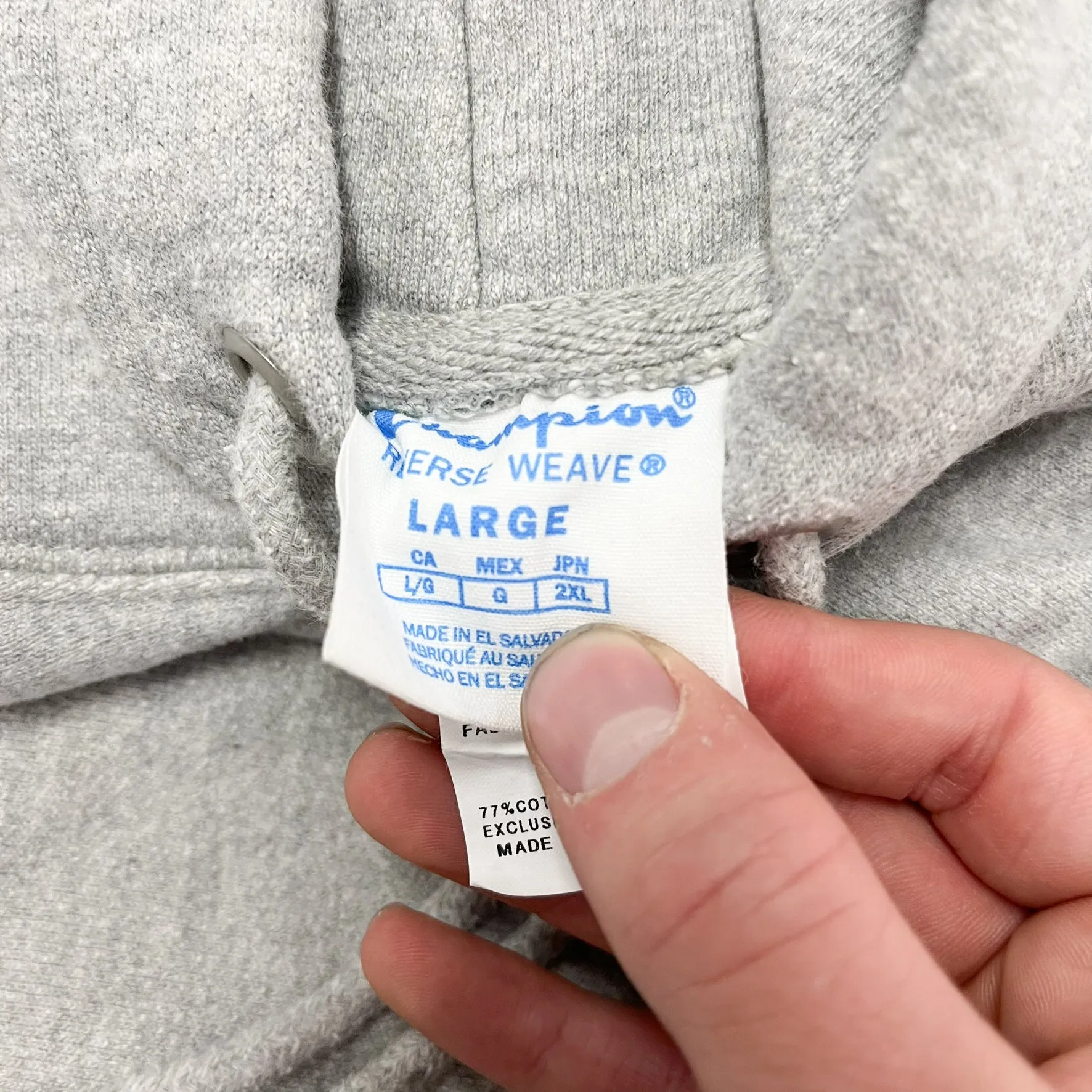 F- Vintage Champion Reverse Weave Salve Regina University Text Hoodie sold by HG Vintage product image thumbnail 3