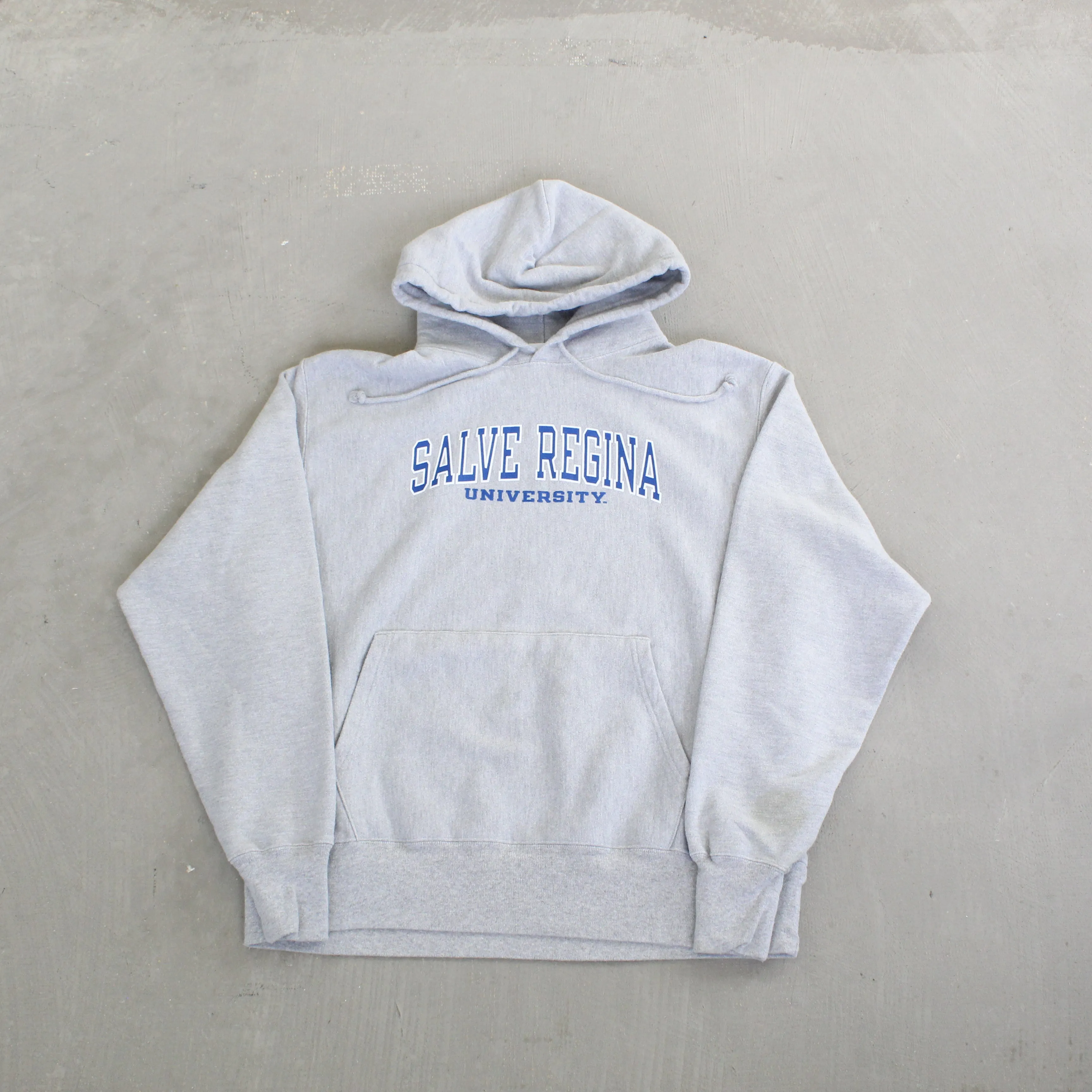 F- Vintage Champion Reverse Weave Salve Regina University Text Hoodie sold by HG Vintage