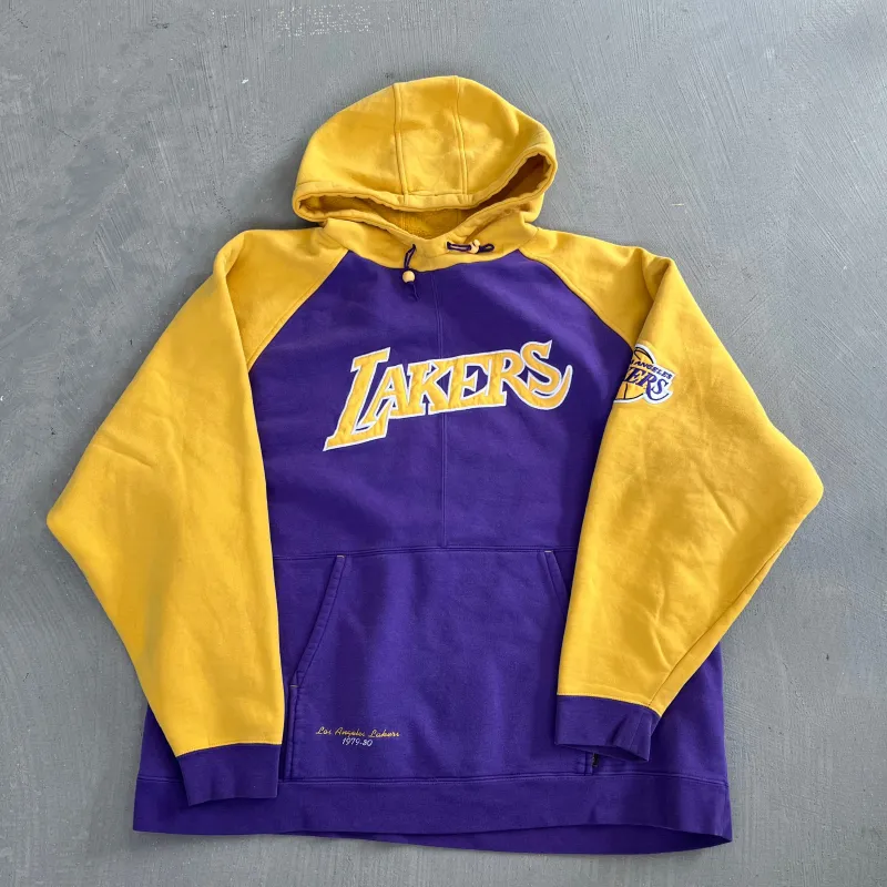 F- Vintage Los Angeles Lakers NBA Reebok Embroidered Script Hoodie sold by HG Vintage