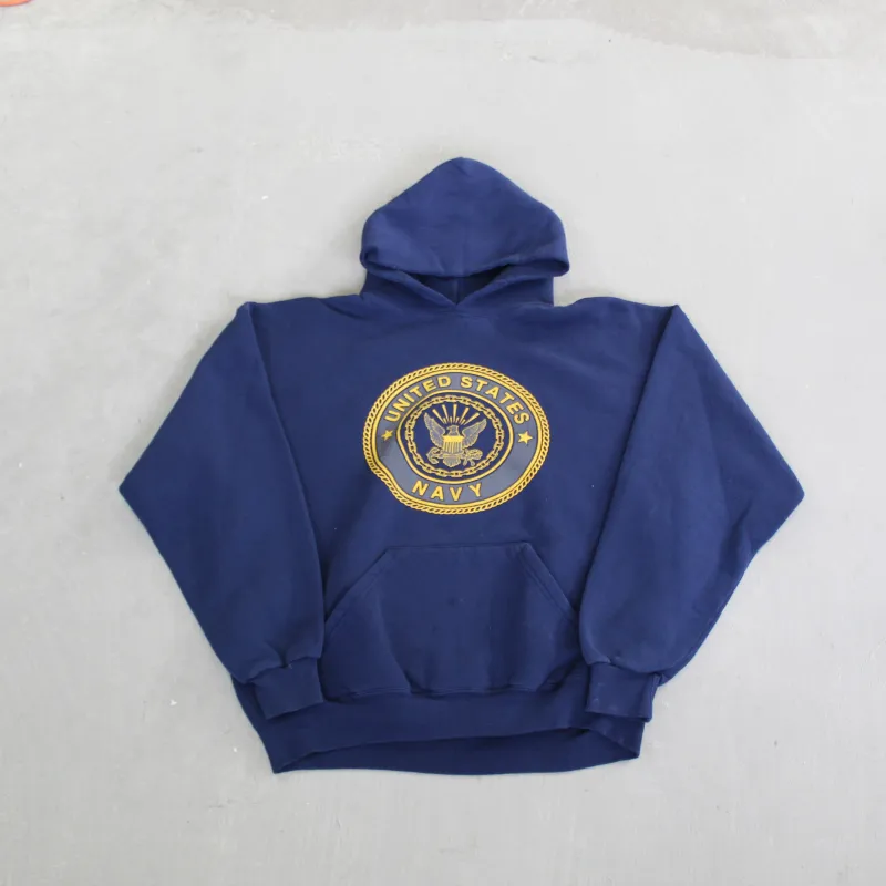 F- Vintage United States Navy Reflective Graphic Hoodie sold by HG Vintage