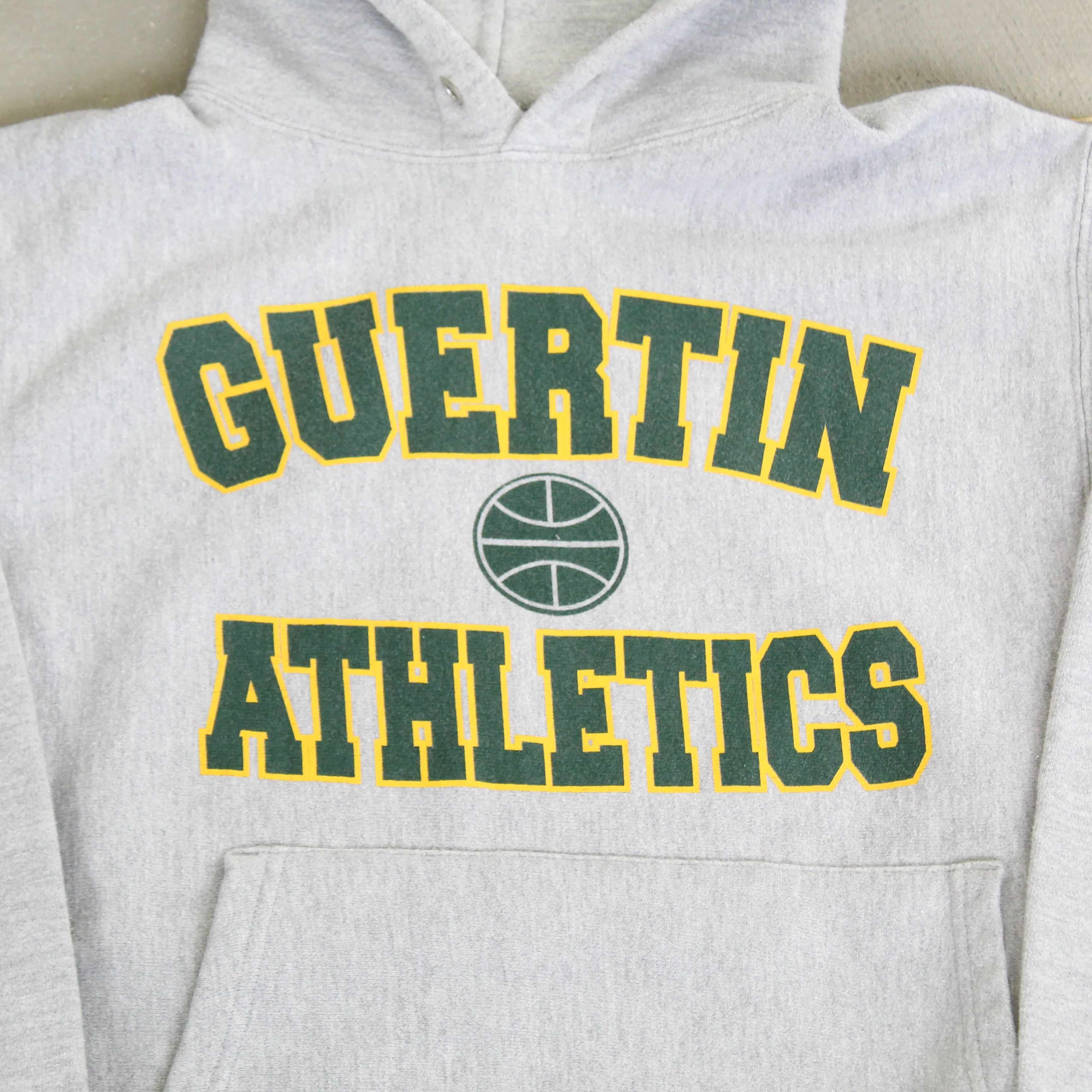 F- Vintage Champion Reverse Weave Guertin Athletics Text Hoodie sold by HG Vintage product image thumbnail 2