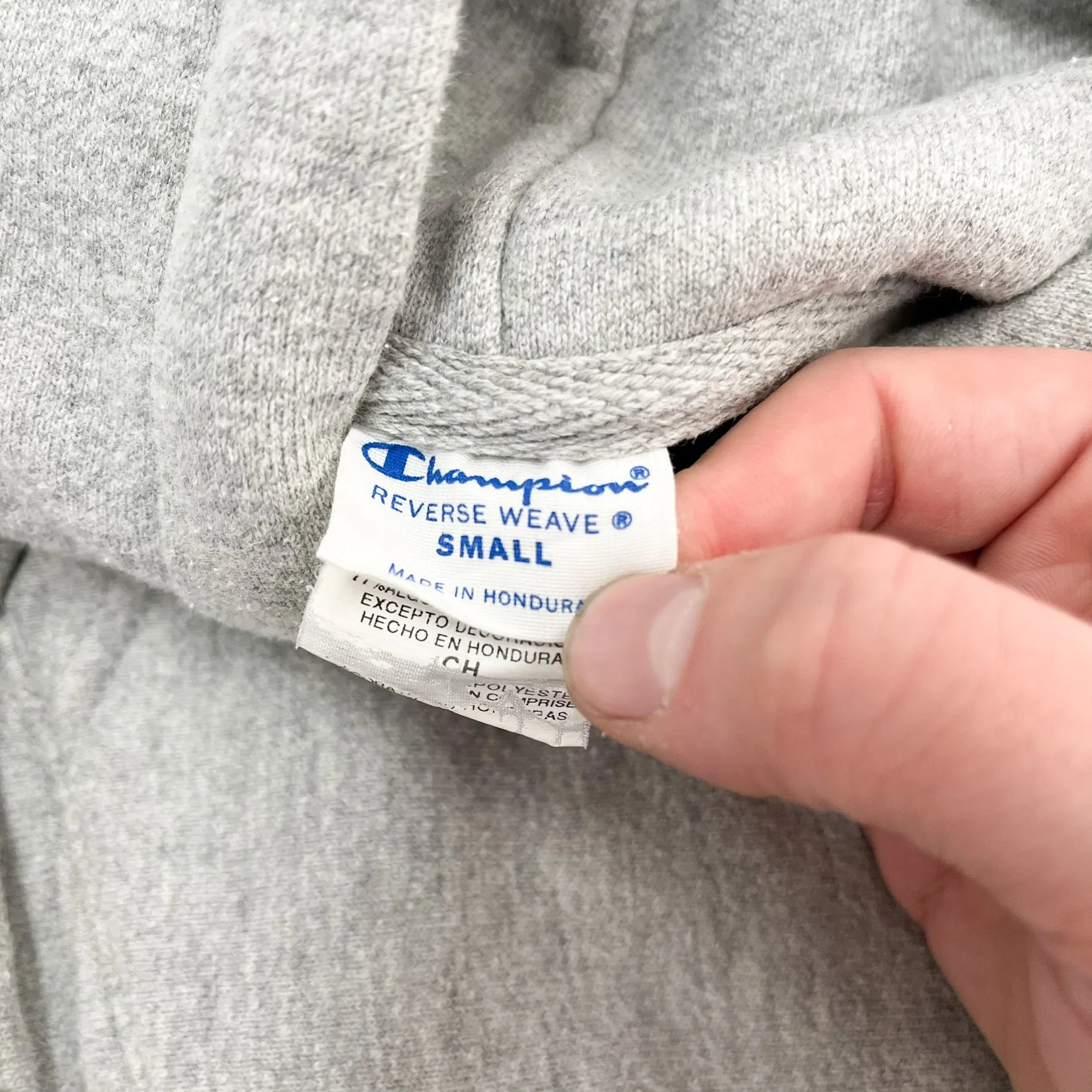 F- Vintage Champion Reverse Weave Guertin Athletics Text Hoodie sold by HG Vintage product image thumbnail 3