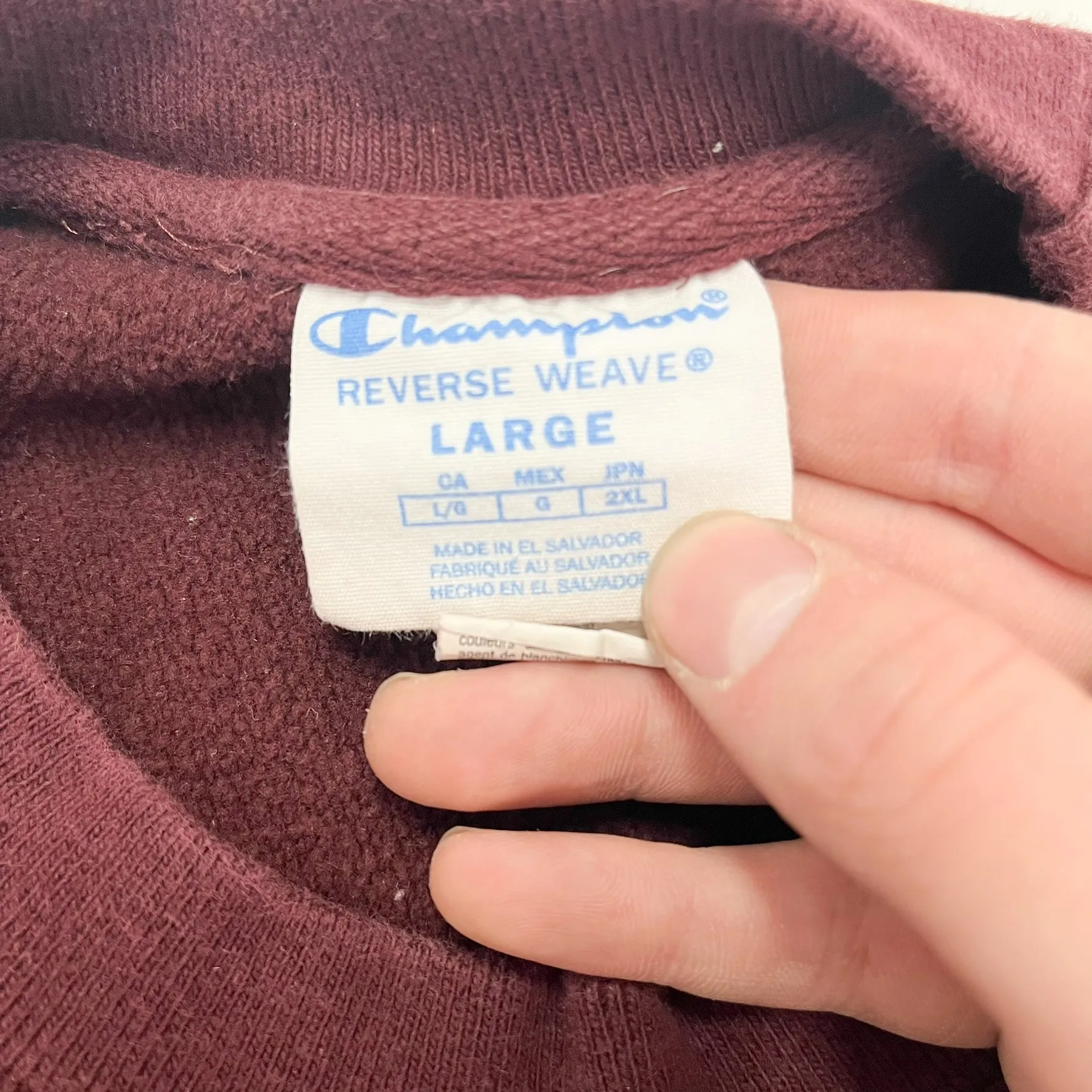 D- Vintage Champion Reverse Weave Arizona State University Text Crewneck sold by HG Vintage product image thumbnail 3