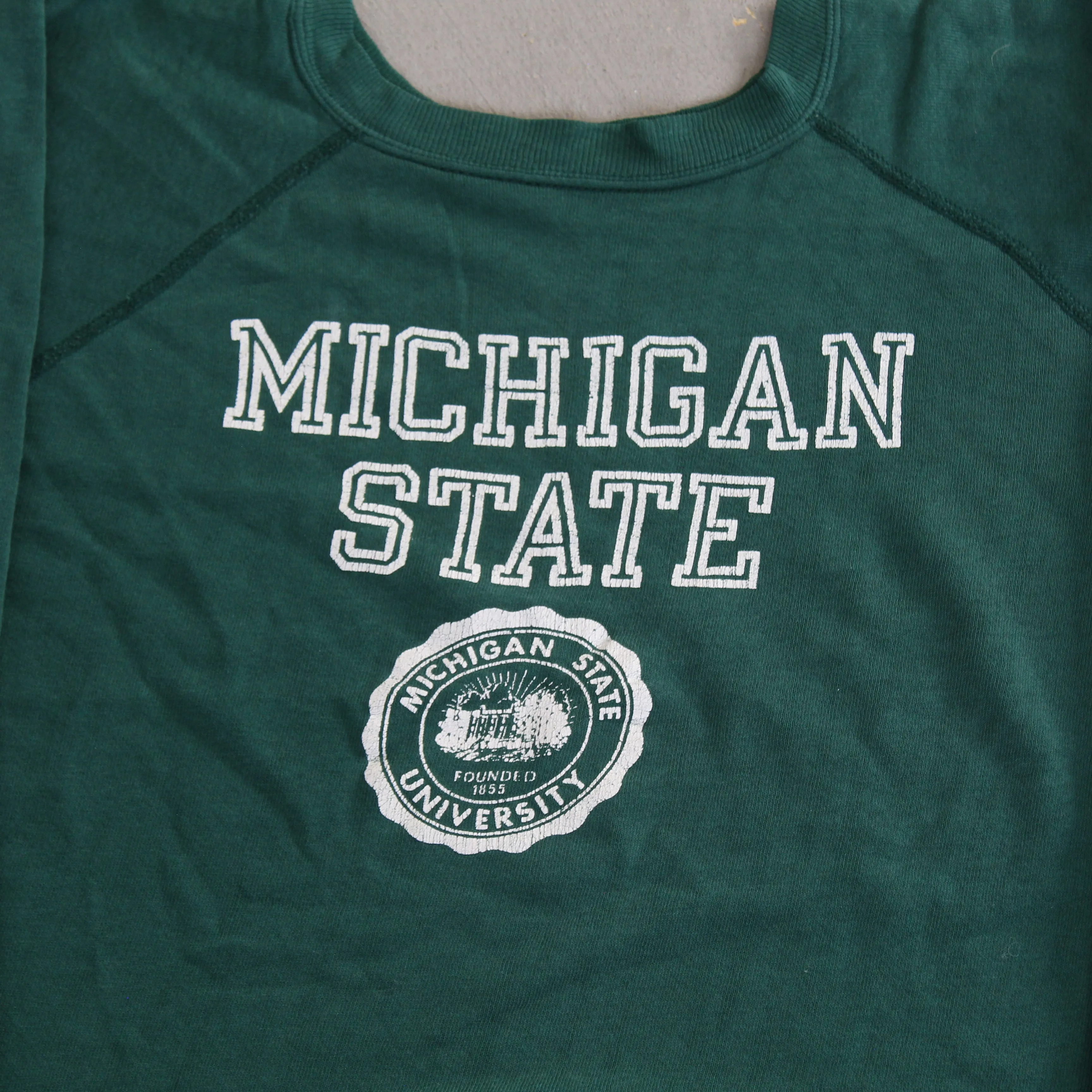 F- Vintage Michigan State University Text & Seal Crewneck sold by HG Vintage product image thumbnail 2