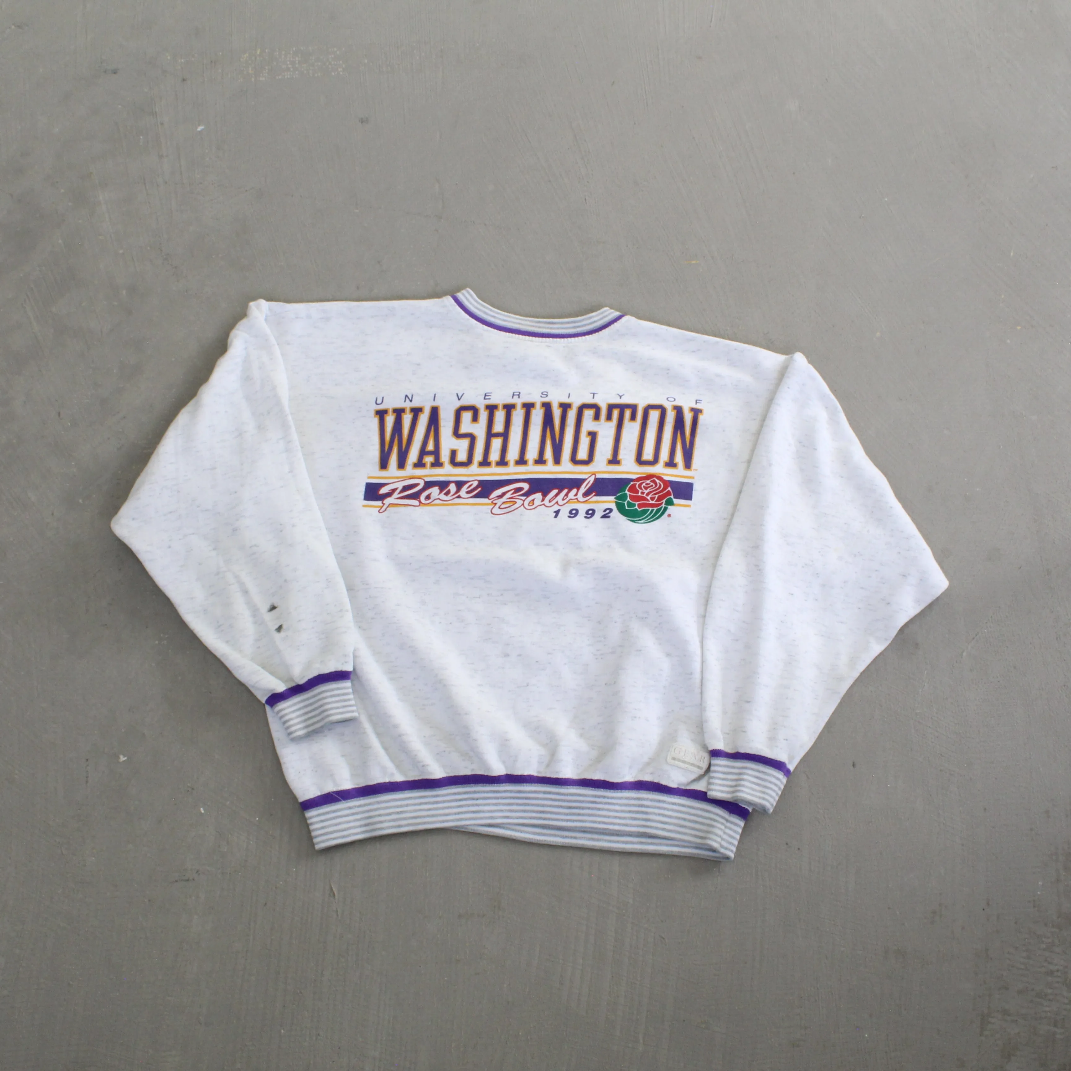F- Vintage 1992 University Of Washington Rose Bowl Football Crewneck sold by HG Vintage