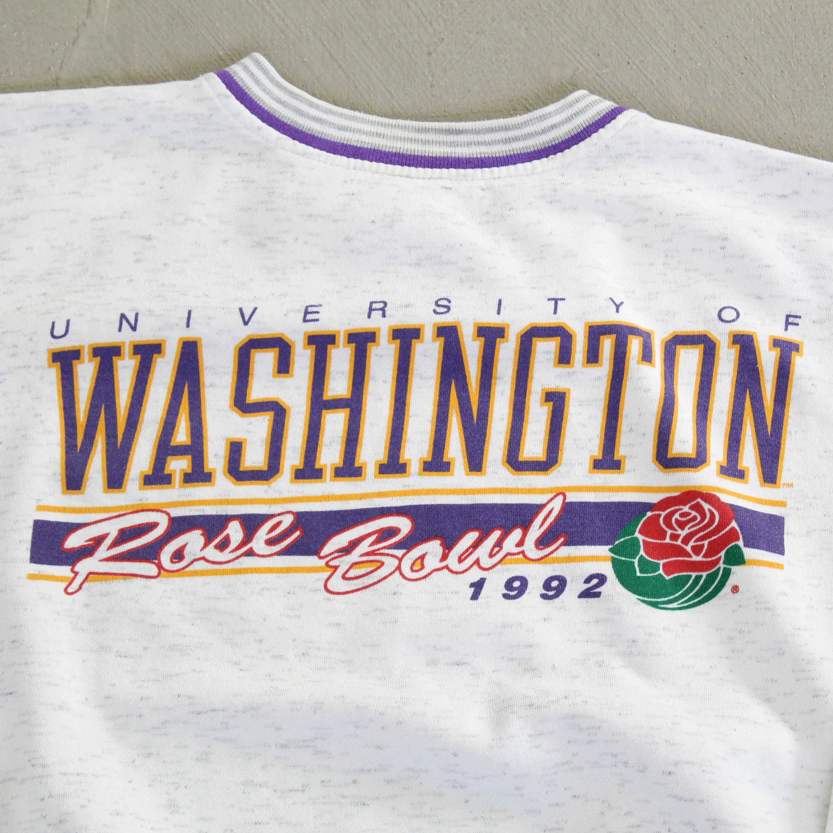 F- Vintage 1992 University Of Washington Rose Bowl Football Crewneck sold by HG Vintage product image thumbnail 2
