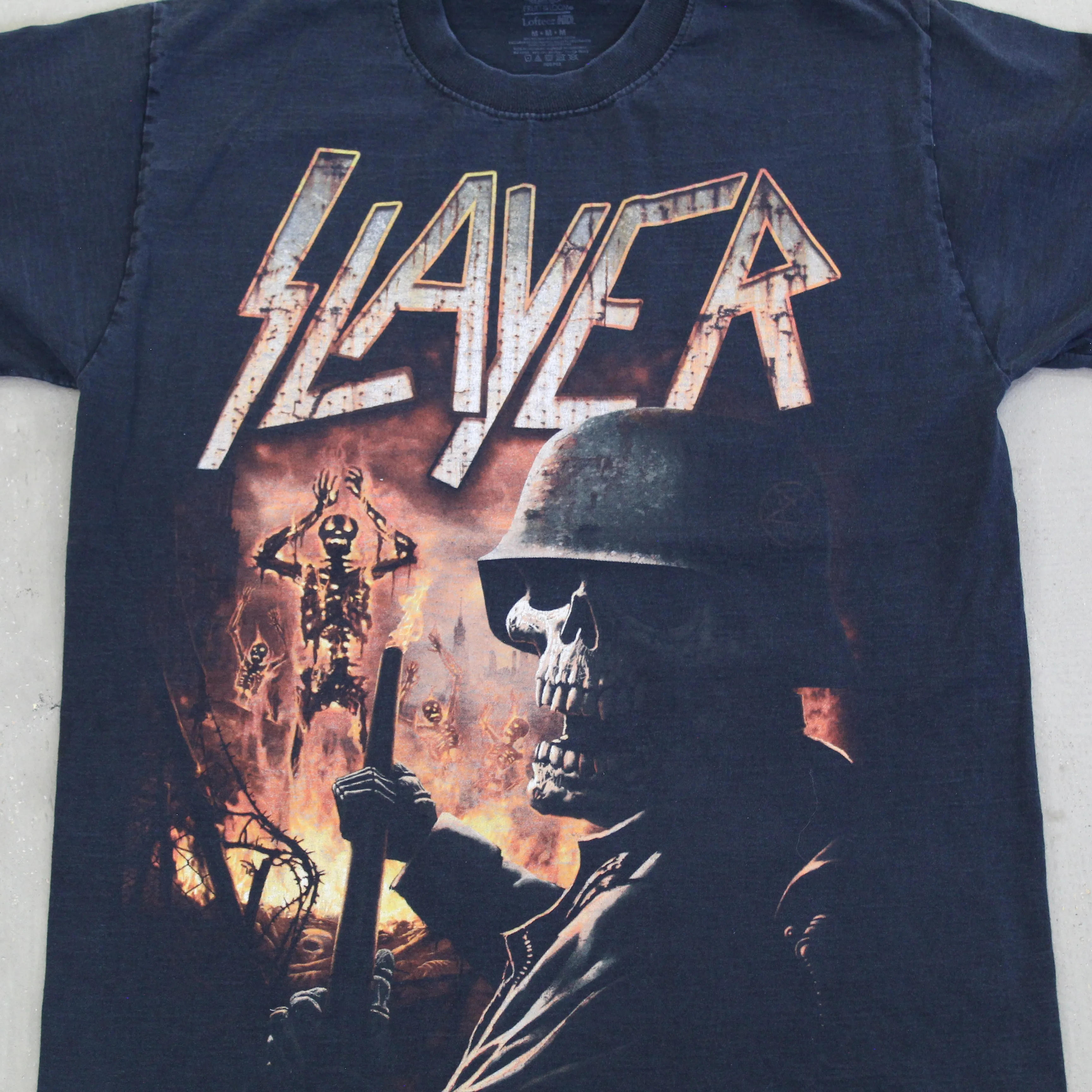 F- 2015 Bootleg Slayer World Domination Tour Tee sold by HG Vintage product image thumbnail 2