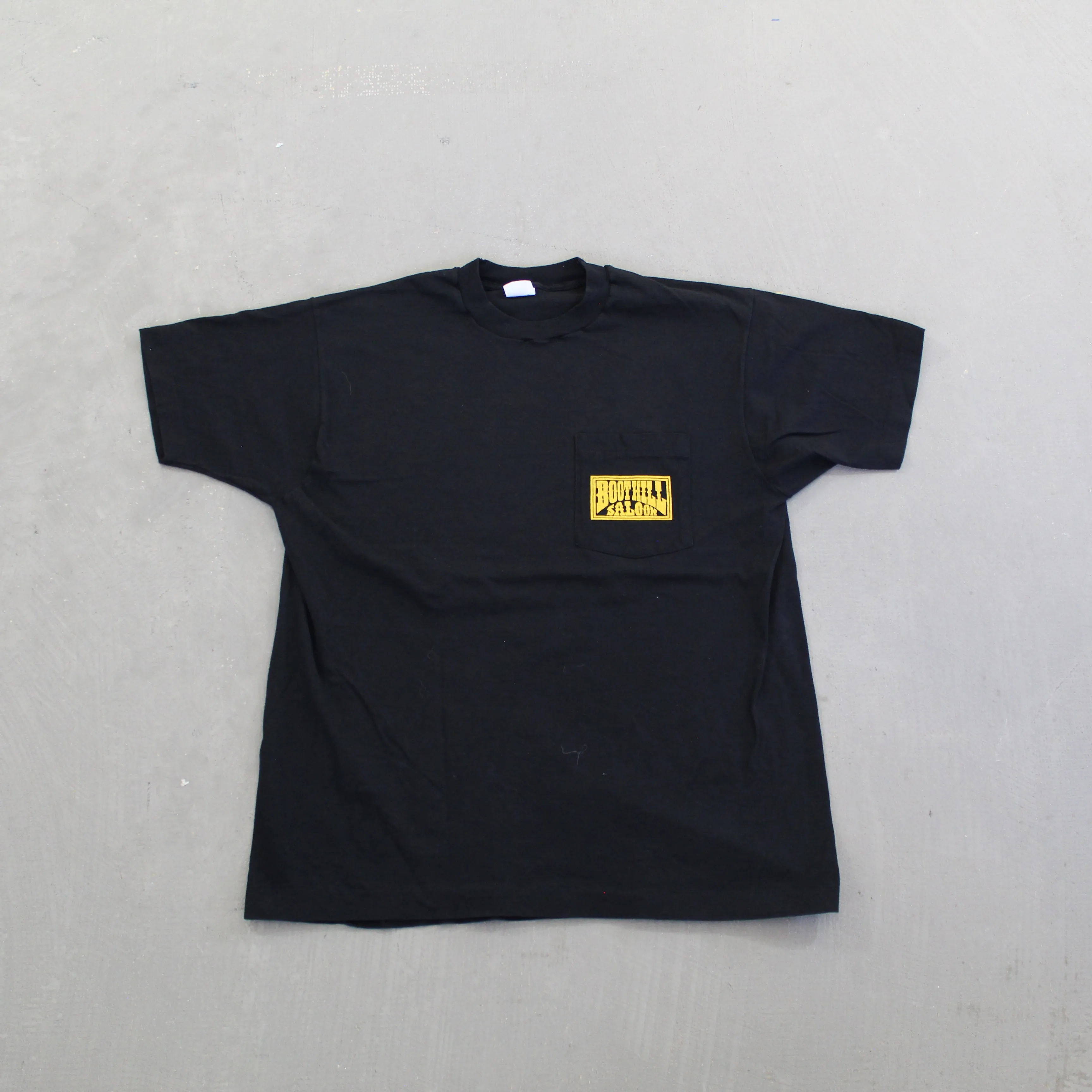 F- Vintage 1992 Boothill Saloon Daytona Bike Week Single Stitch Pocket Tee sold by HG Vintage