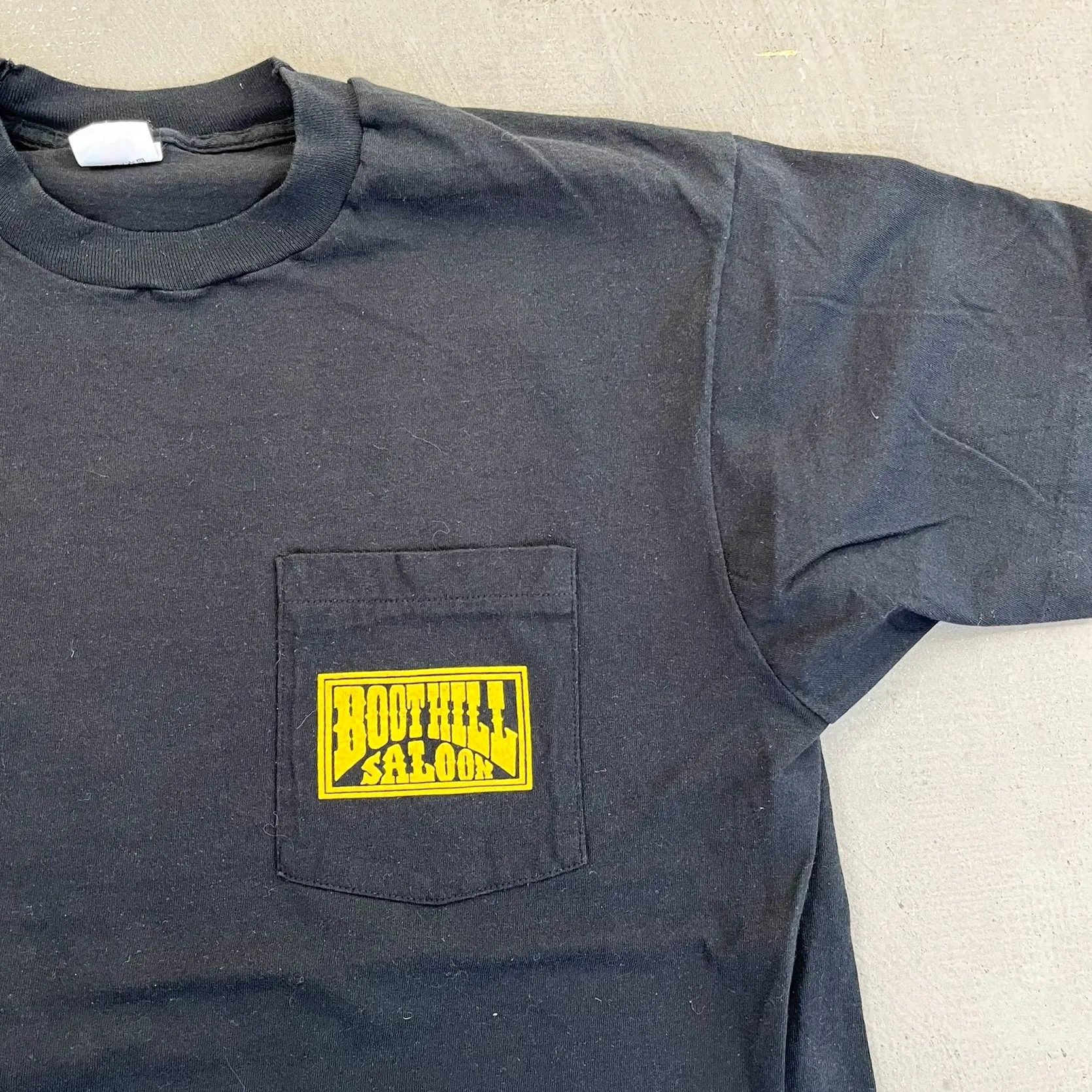 F- Vintage 1992 Boothill Saloon Daytona Bike Week Single Stitch Pocket Tee sold by HG Vintage product image thumbnail 2