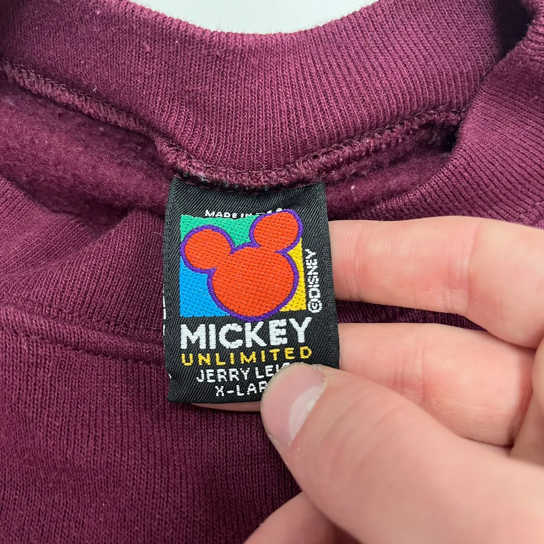 F- Vintage Disney Jerry Leigh Minnie Mouse Gardening Crewneck sold by HG Vintage product image thumbnail 3