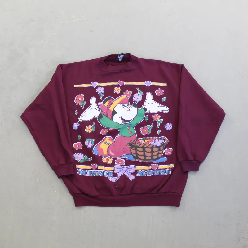 F- Vintage Disney Jerry Leigh Minnie Mouse Gardening Crewneck sold by HG Vintage
