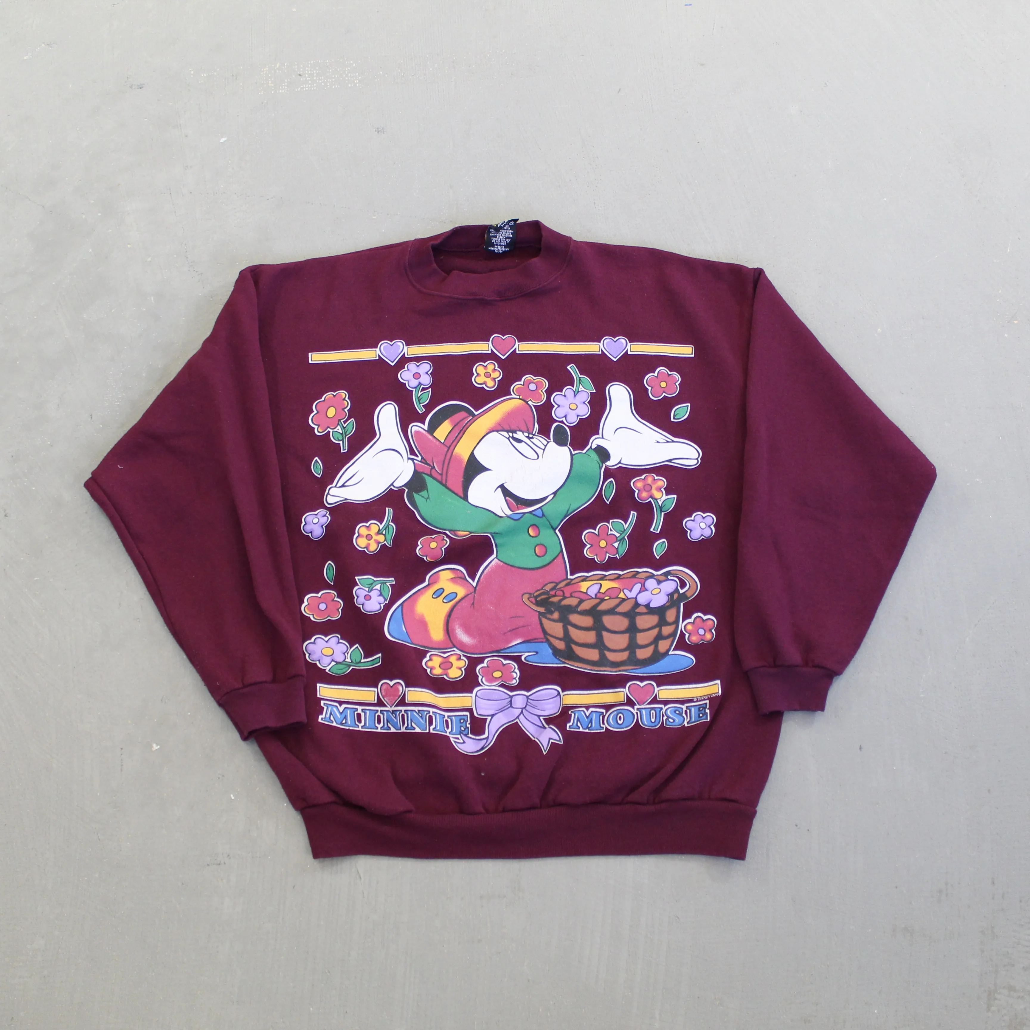 F- Vintage Disney Jerry Leigh Minnie Mouse Gardening Crewneck sold by HG Vintage
