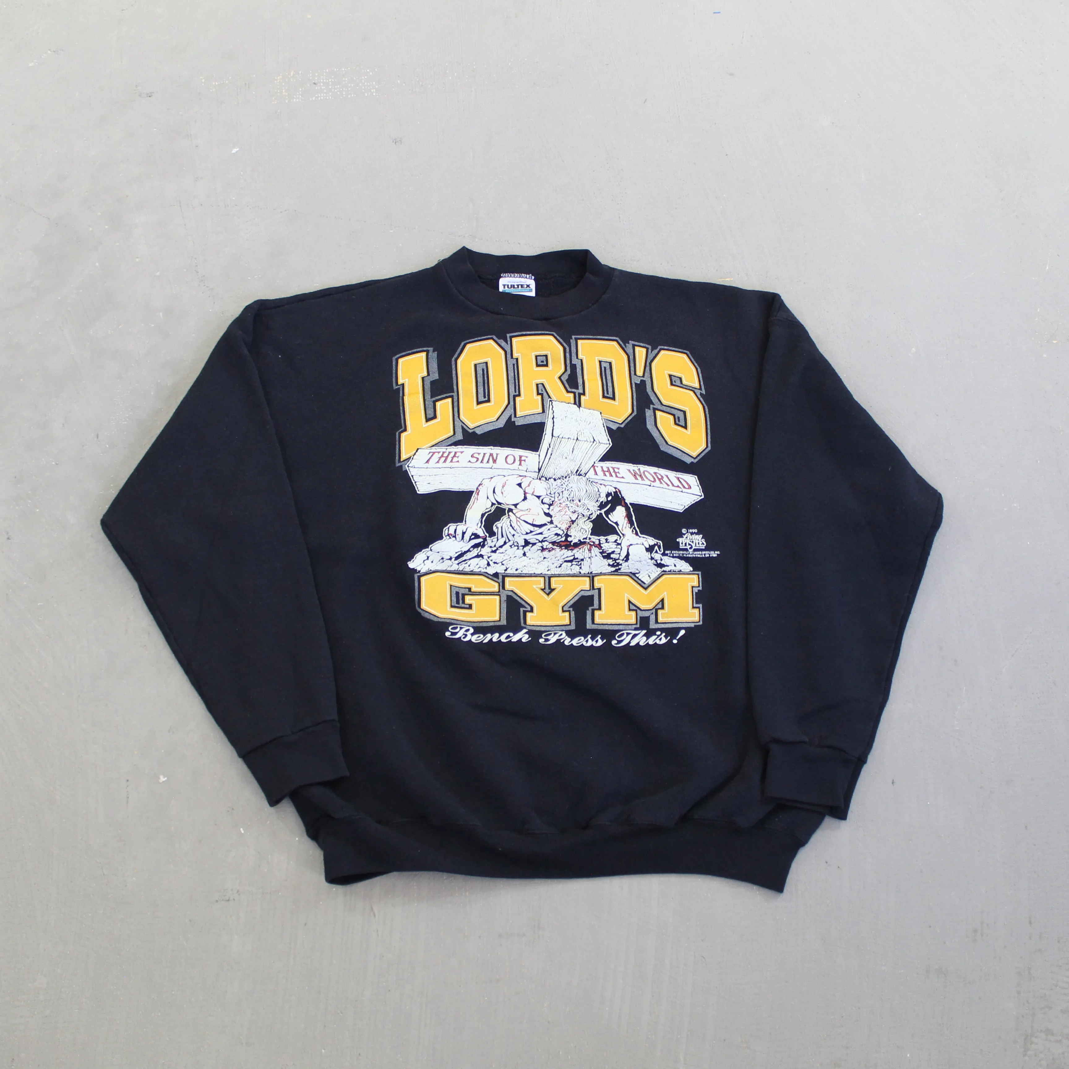 F- Vintage 1990 Lord's Gym Graphic Crewneck sold by HG Vintage