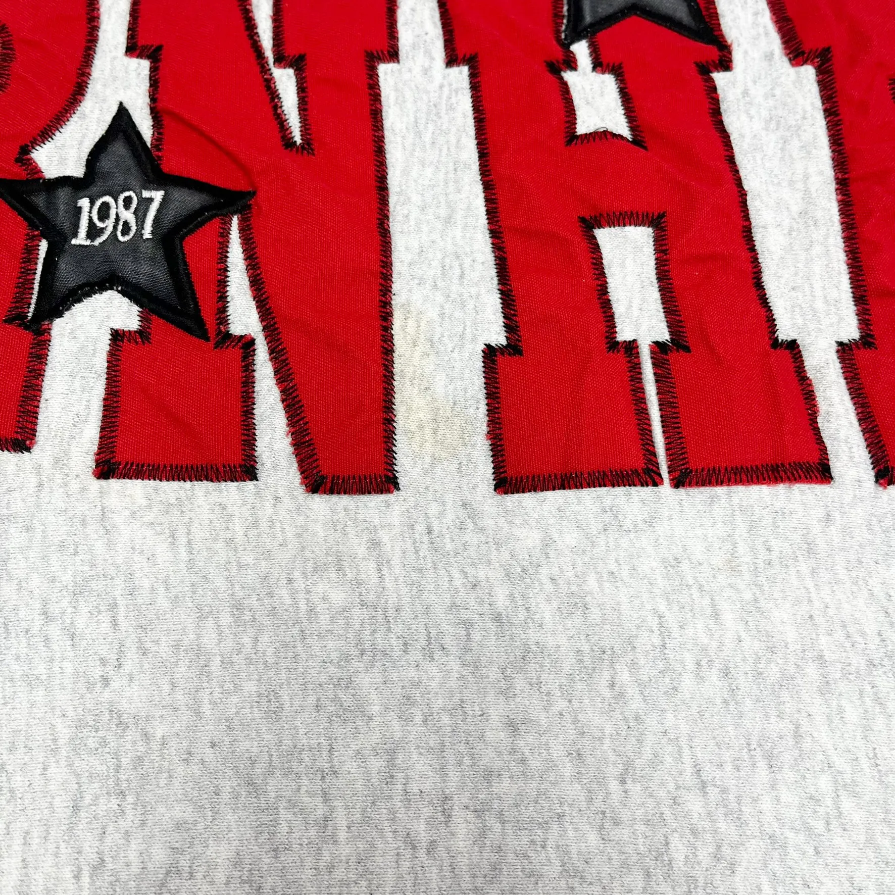 F- Vintage Nascar Dale Earnhardt Embroidered Stars & Text Crewneck sold by HG Vintage product image thumbnail 4