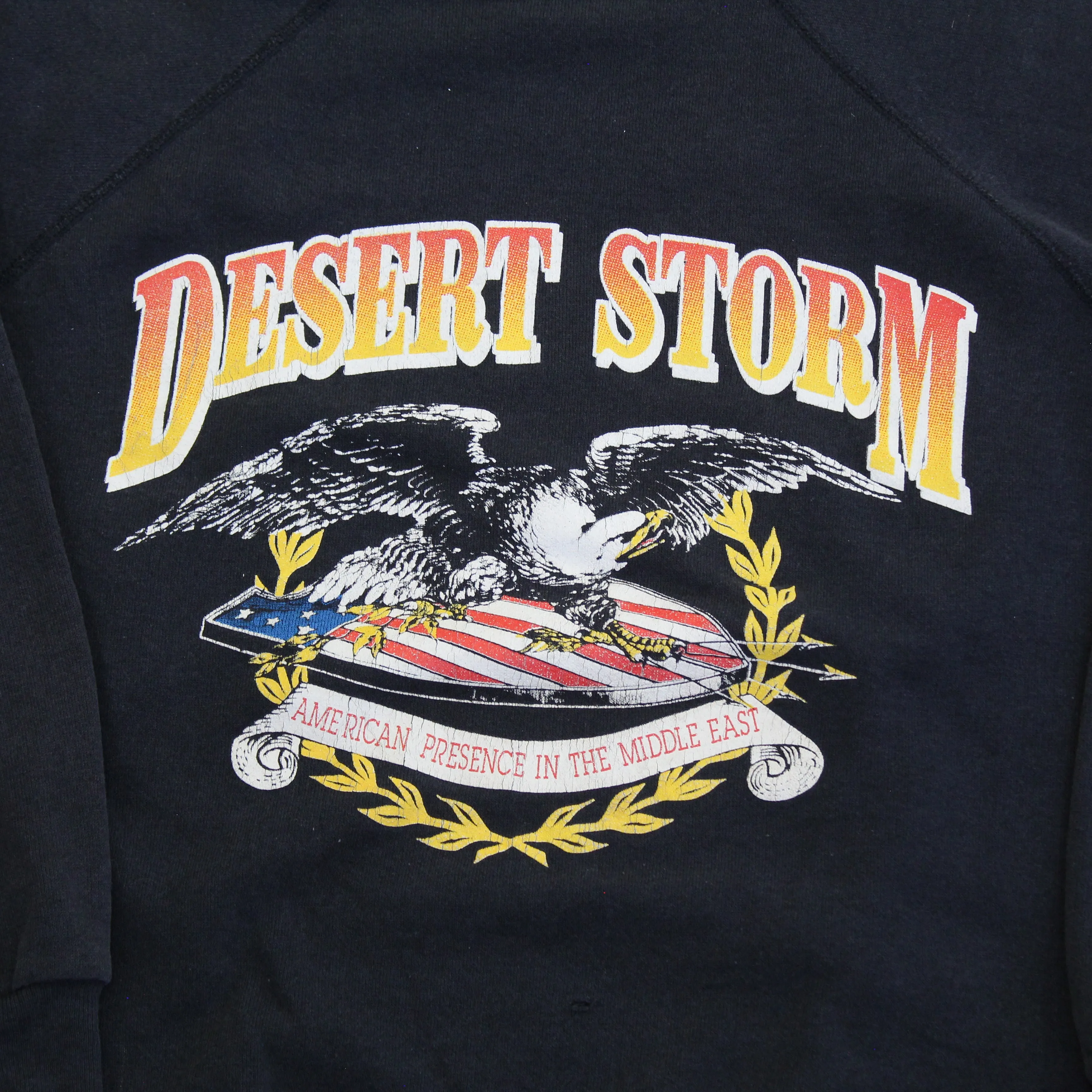 F- Vintage Desert Storm Us Military Graphic Crewneck sold by HG Vintage product image thumbnail 2
