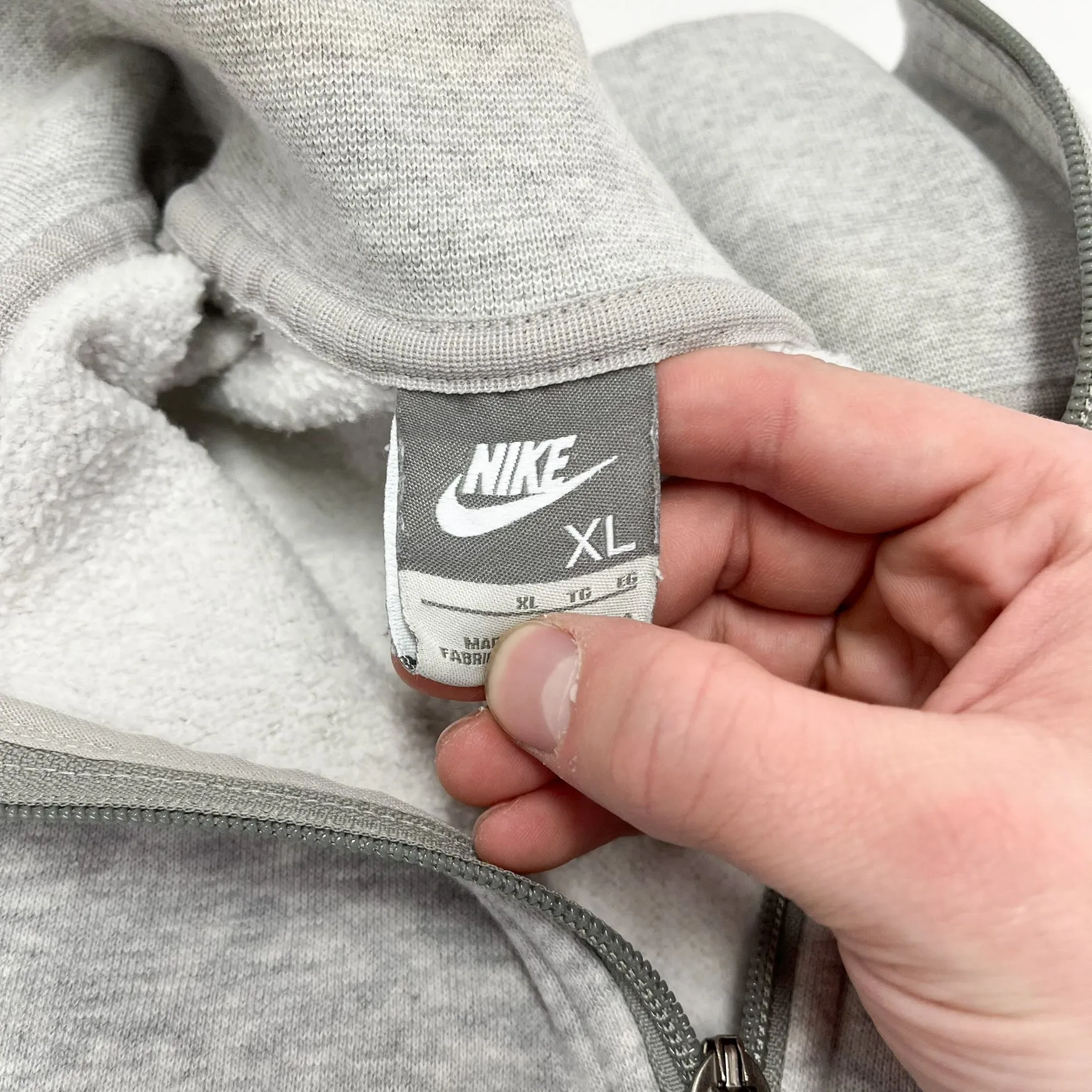 F- Vintage Nike Embroidered Swoosh & Text Quarter Zip Crewneck sold by HG Vintage product image thumbnail 3