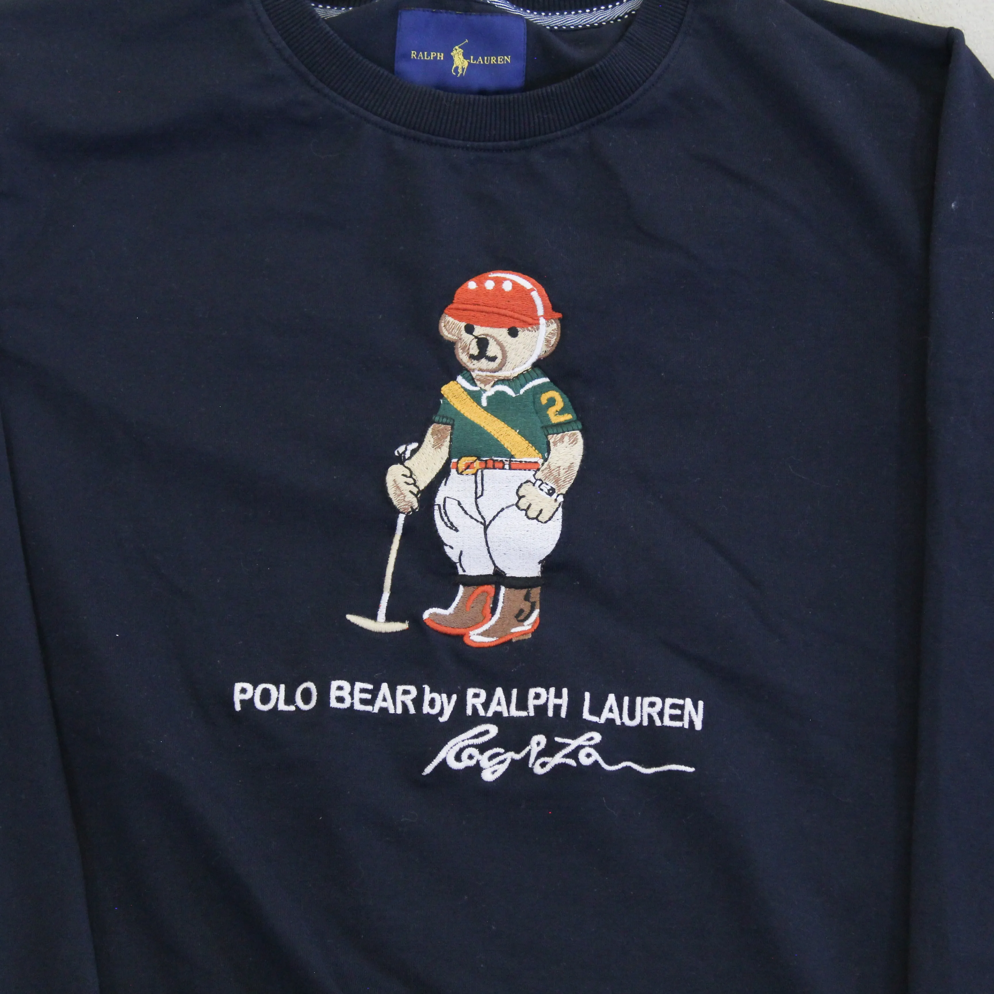F- Polo Bear By Ralph Lauren Embroidered Text & Logo Crewneck sold by HG Vintage product image thumbnail 2