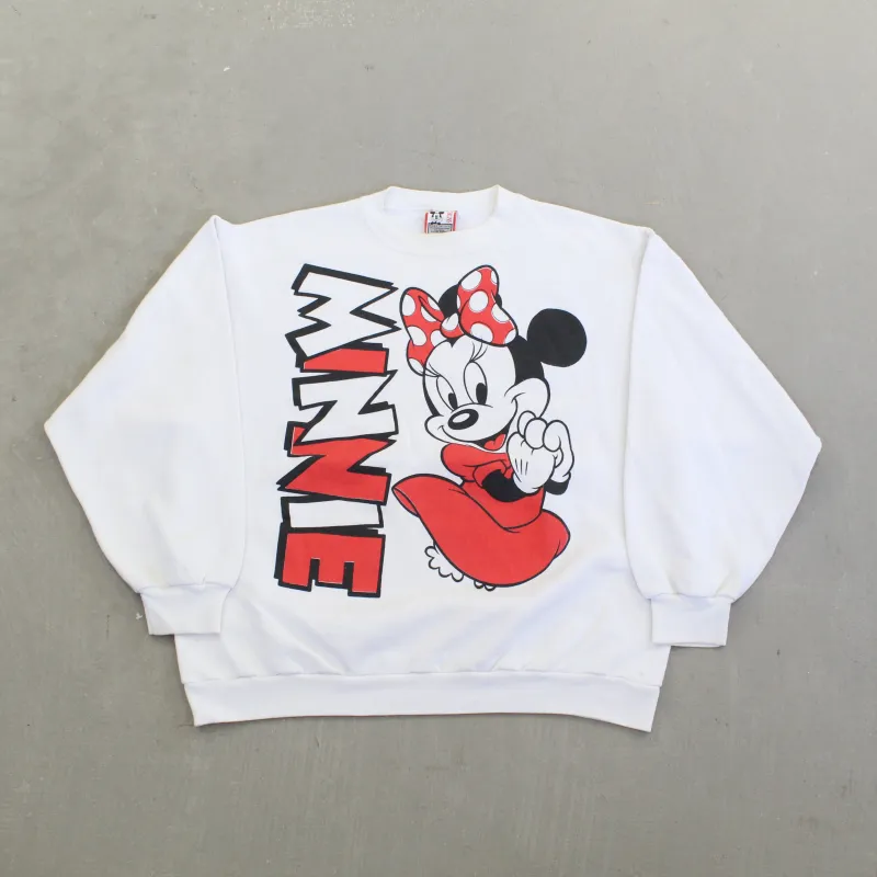 F- Vintage Disney Winnie Graphic & Text Crewneck sold by HG Vintage