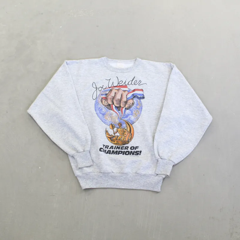 F- Vintage 1991 Joe Weider Mr Olympia Graphic Crewneck sold by HG Vintage