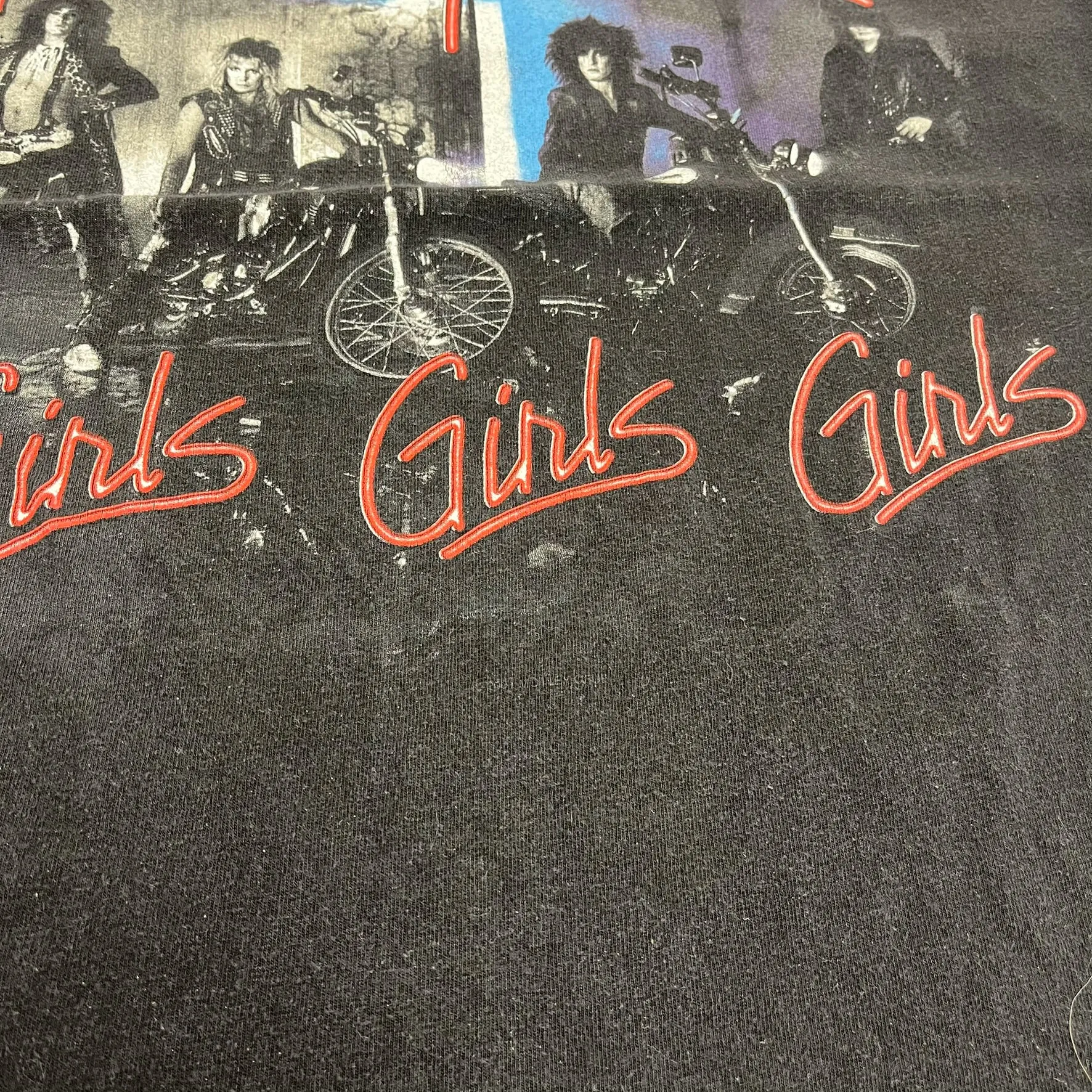 F- Vintage Motley Crue Girls Girls Girls Winterland Tag Tee sold by HG Vintage product image thumbnail 5
