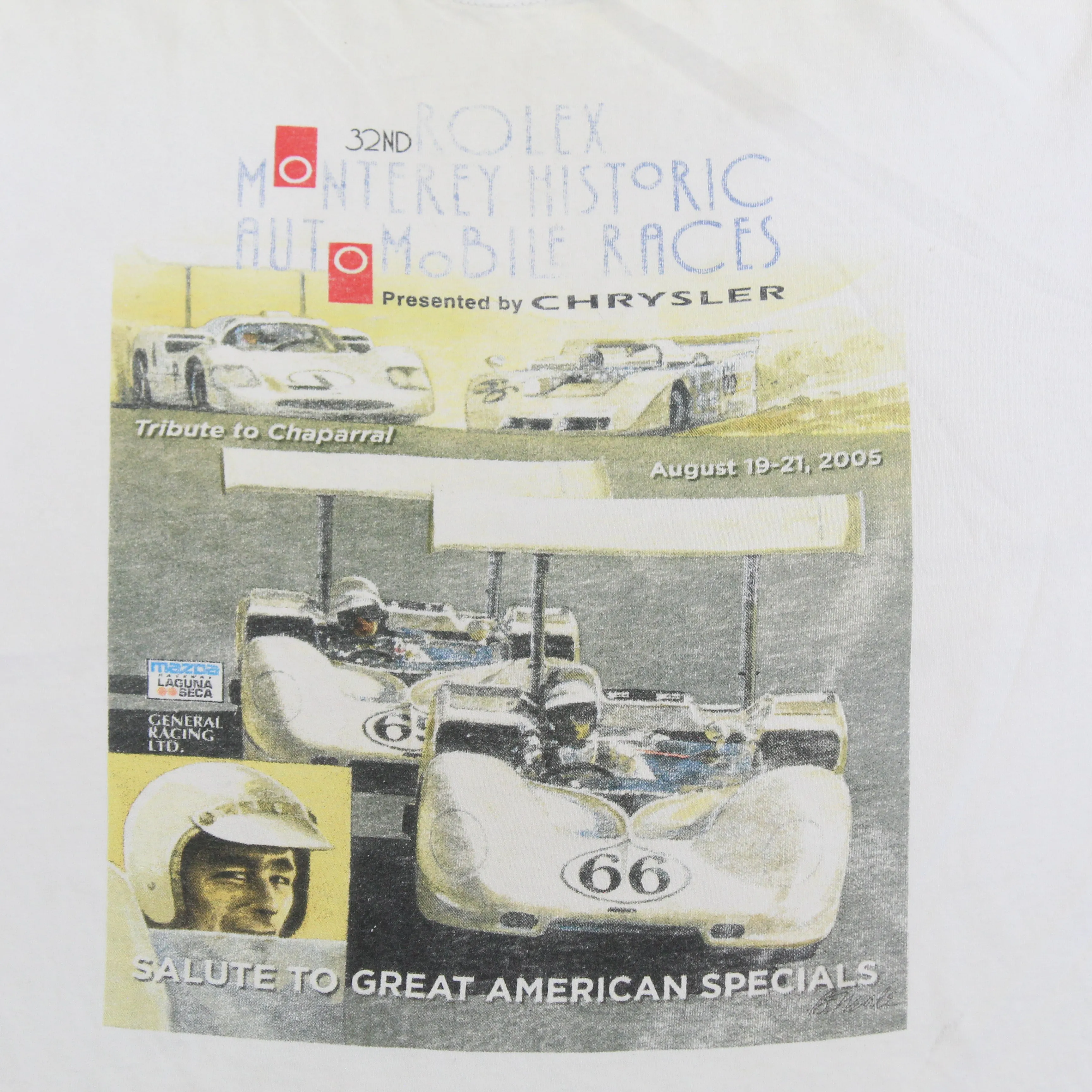 F- Vintage 2005 Rolex Monterey Historic Automobile Races Picture Tee sold by HG Vintage product image thumbnail 2