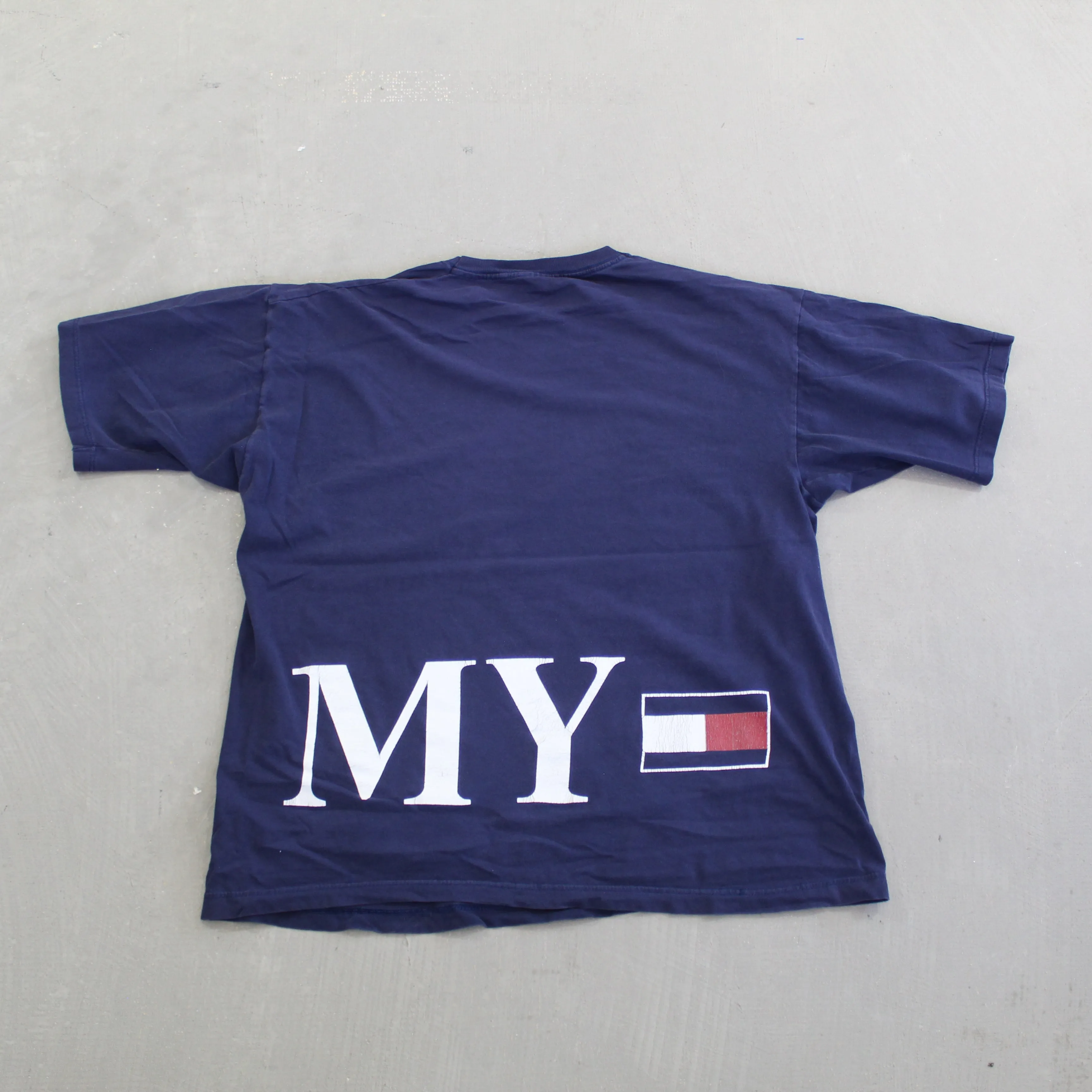 F- Vintage Tommy Hilfiger Real American Text Tee sold by HG Vintage product image thumbnail 3