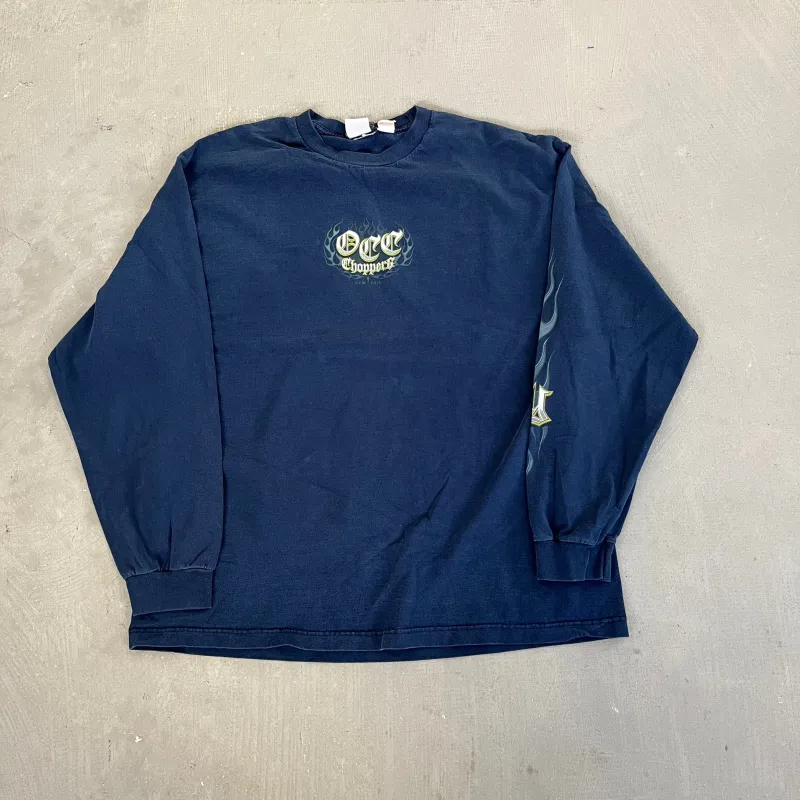 F- Vintage Orange County Choppers New York Long Sleeve Graphic Tee sold by HG Vintage