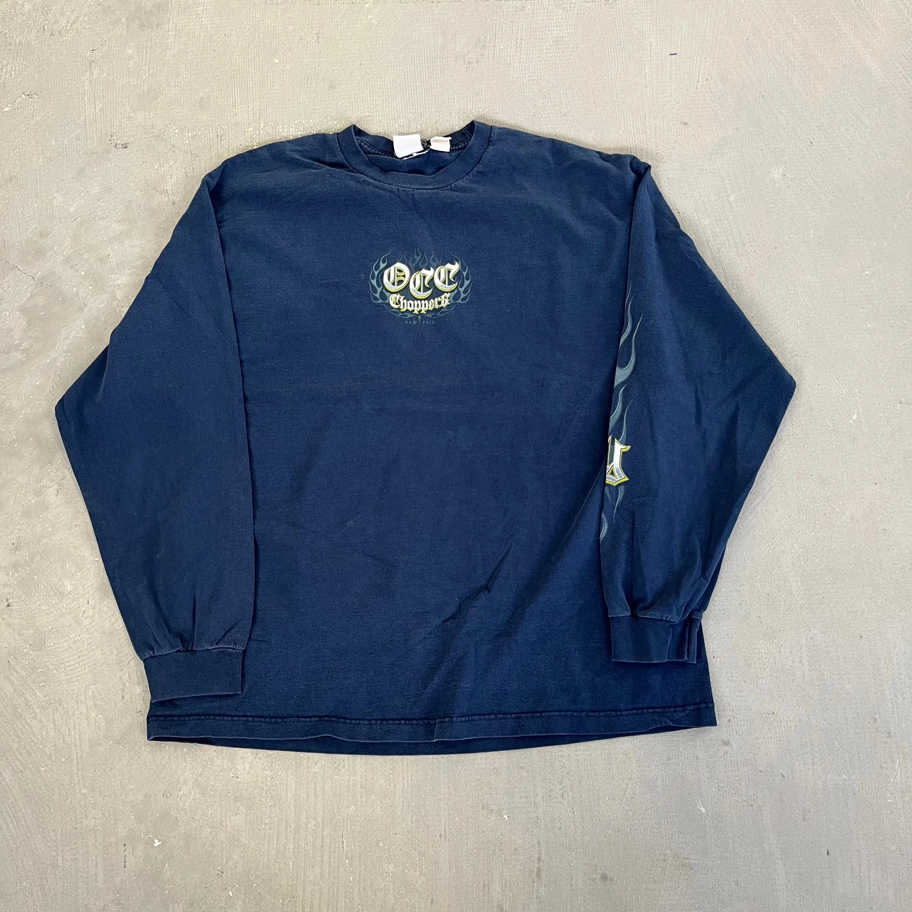 F- Vintage Orange County Choppers New York Long Sleeve Graphic Tee sold by HG Vintage