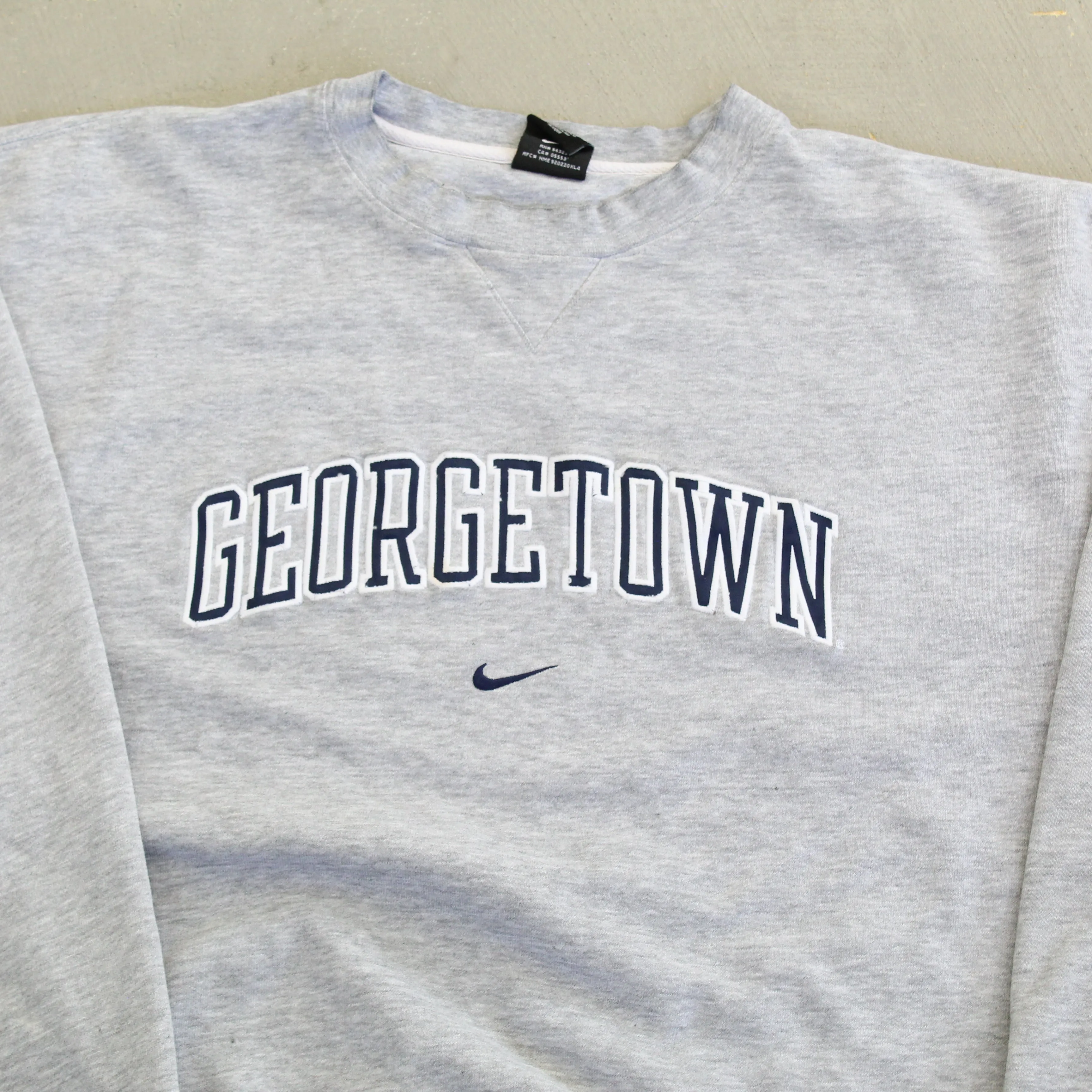 F- Vintage Nike Team George Town Embroidered Text Crewneck sold by HG Vintage product image thumbnail 2