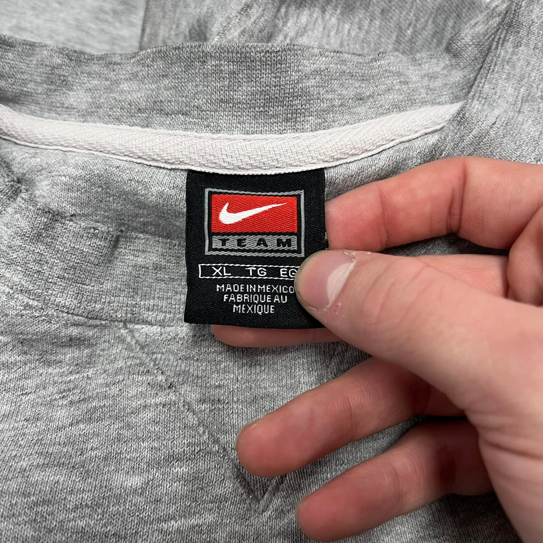 F- Vintage Nike Team George Town Embroidered Text Crewneck sold by HG Vintage product image thumbnail 3